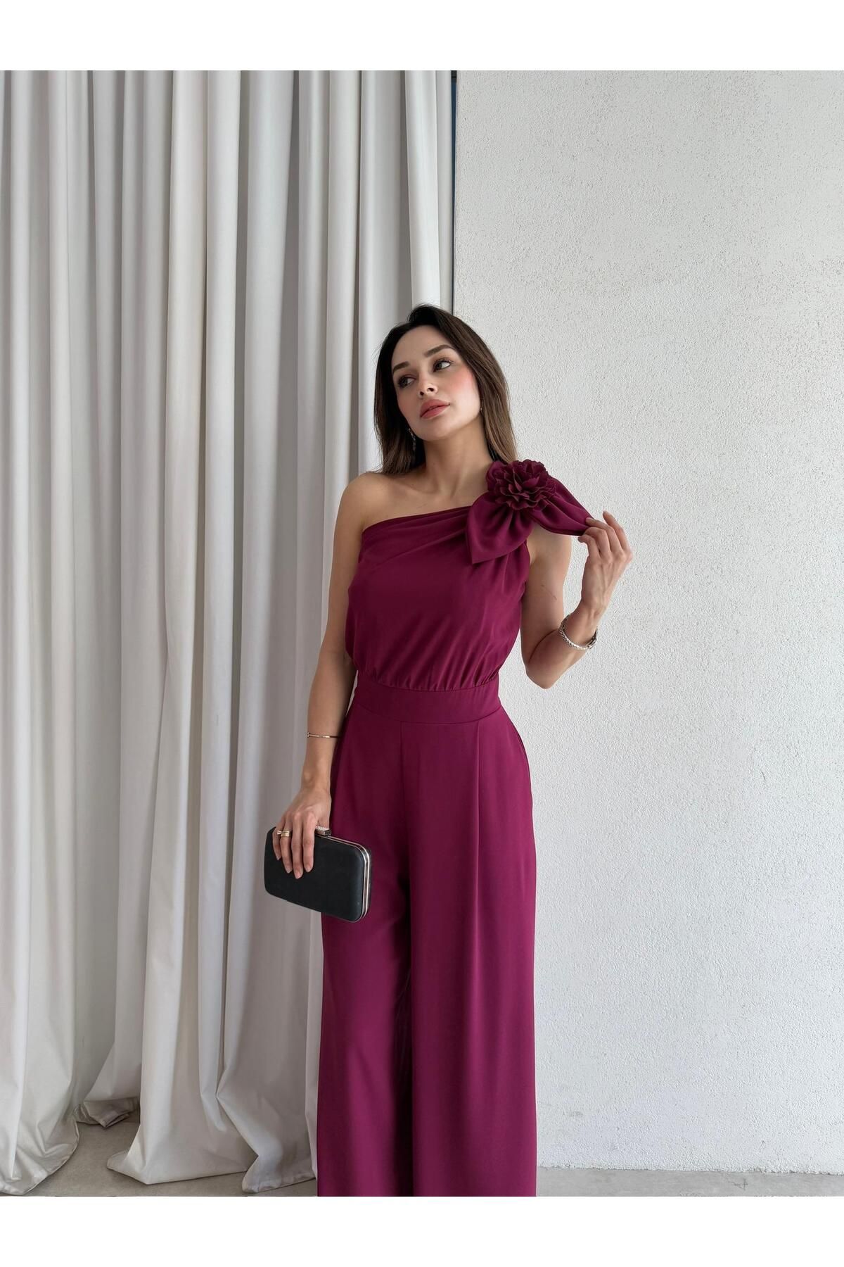 Mooi Butik DOMONT Tulum 5085 - Mürdüm