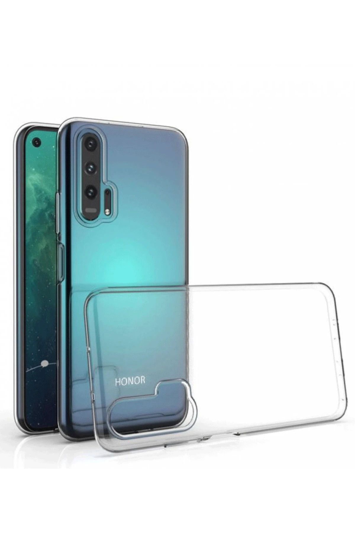 NewFace Huawei Honor 20 Kılıf Lüx Şeffaf Silikon MRAYD