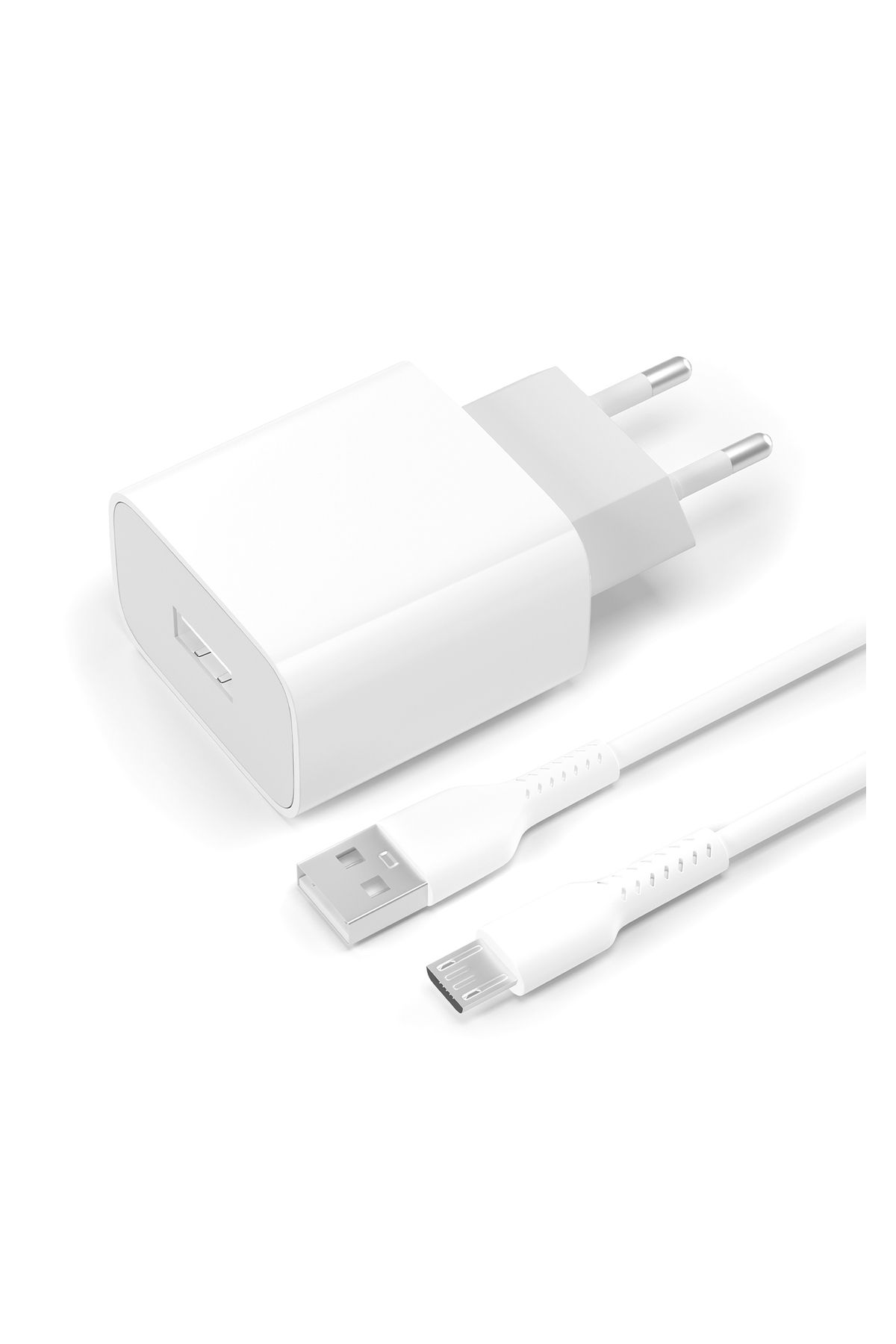 Teknonet TN-HCH05 10W 2100 mAh Micro Kablo + Şarj Aleti (Beyaz)