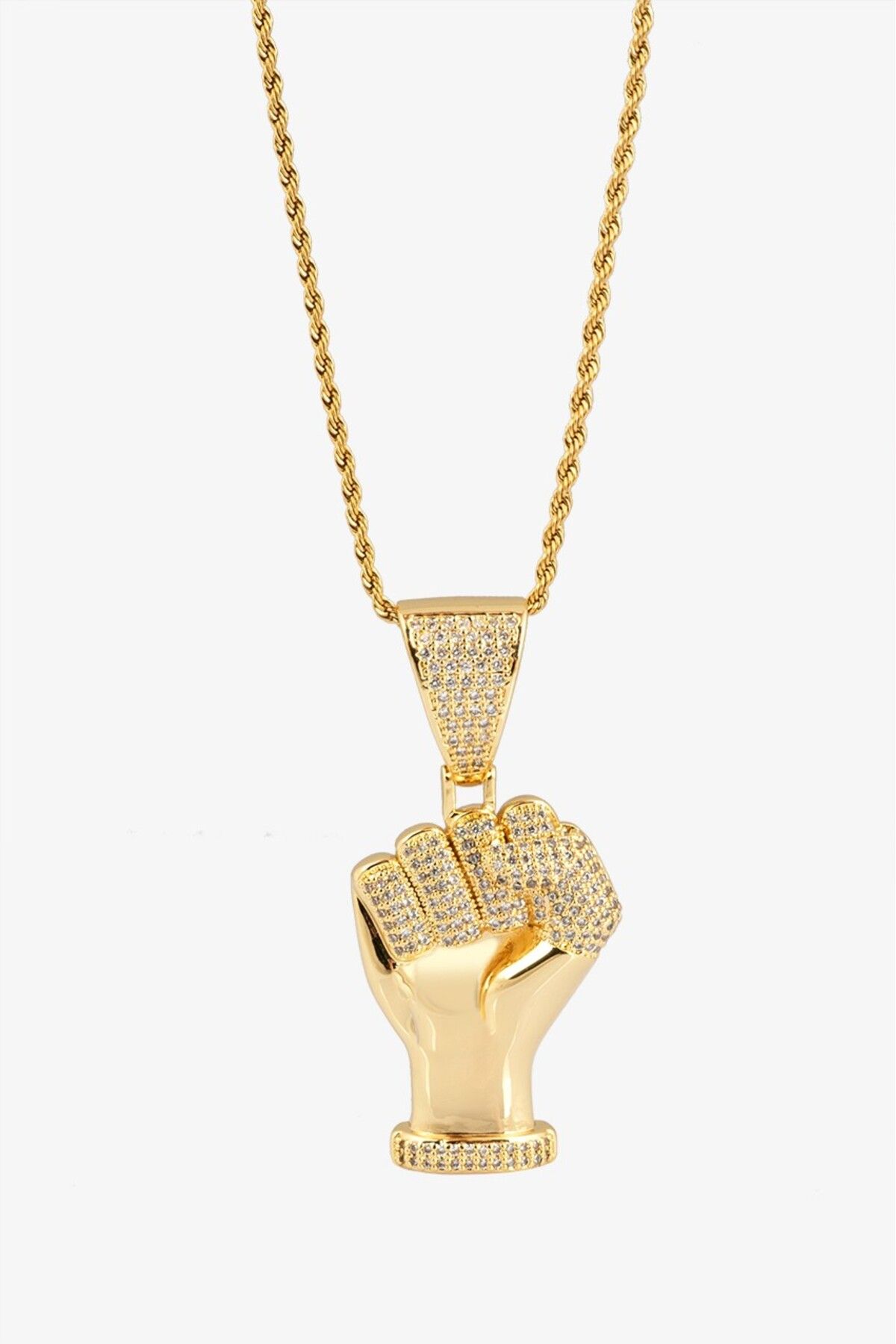 UKHWD SUPPLY Iced Out Punch Kolye CS1230AL