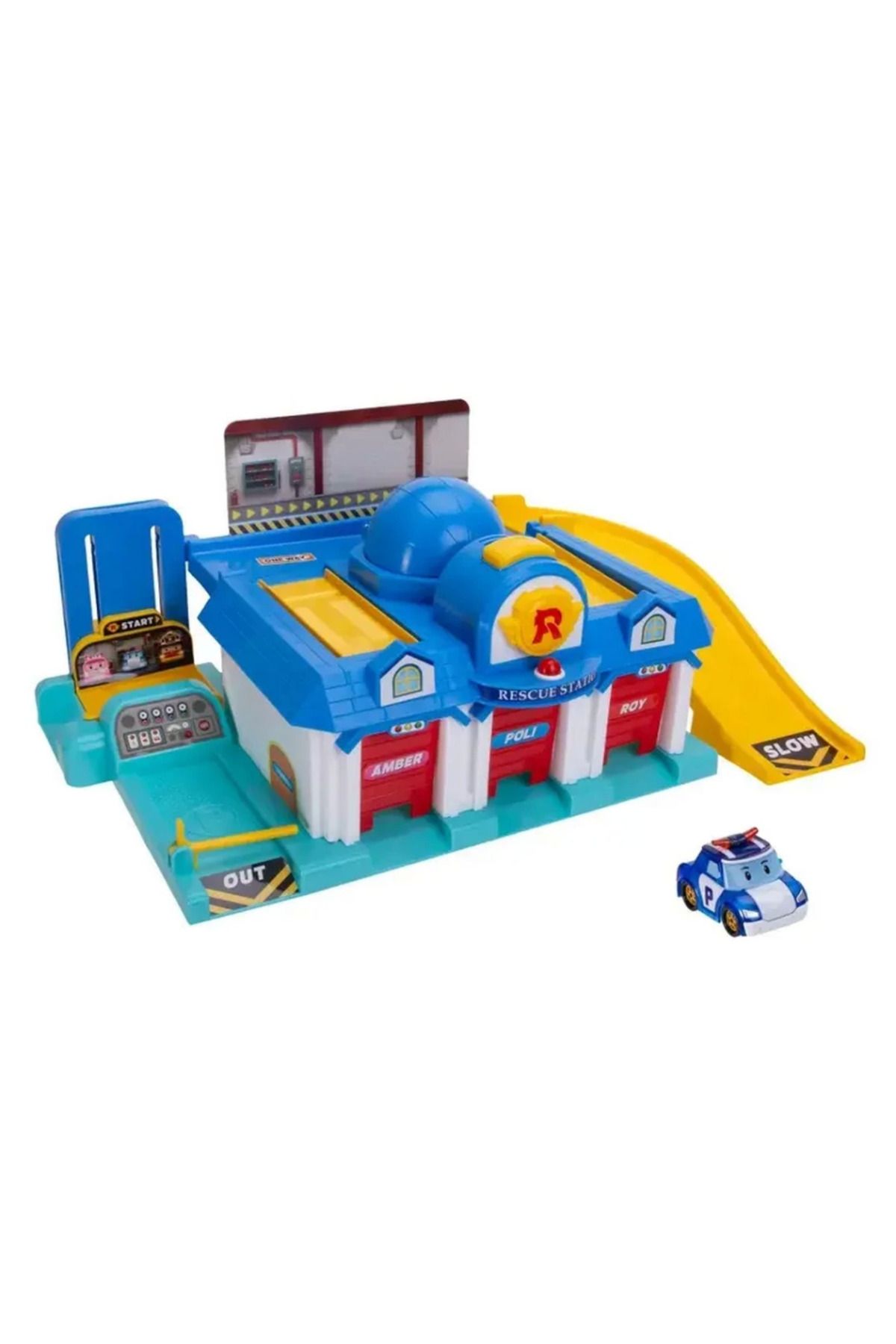Skygo Robocar Poli Let's Go Ana Merkez Oyun Seti