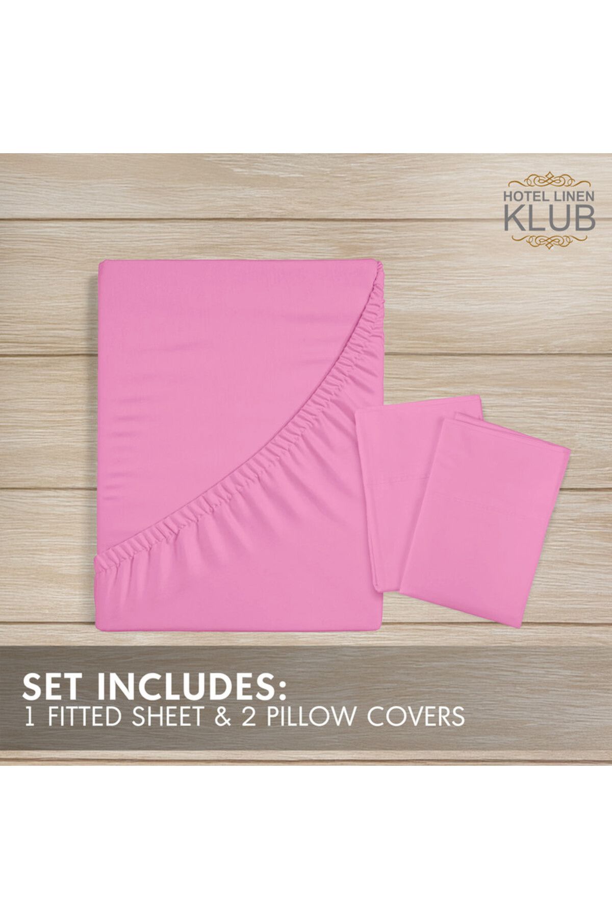 Hotel Linen Klub-2-Piece Microfiber Single (90x190cm) Plain Fitted Sheet Set 7