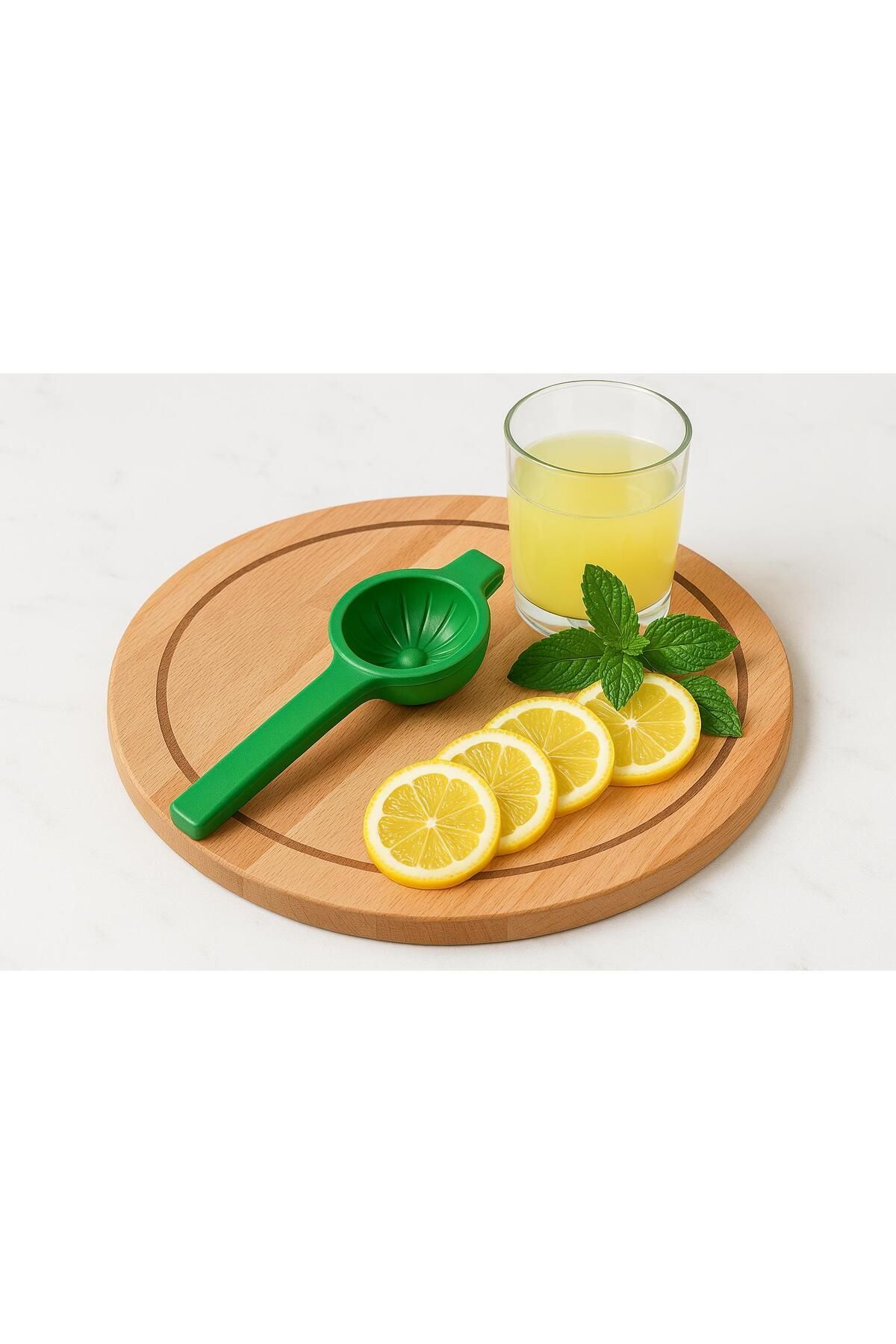 hemlife-Metal Rustproof Lemon and Citrus Juicer Squeezer with Special Design Pattern Lemon Orange Juicer Green 5