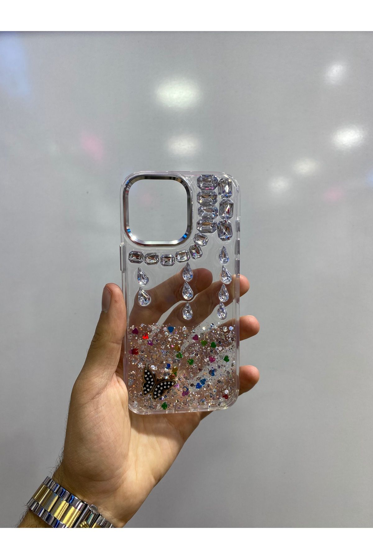 shop İPHONE 16 PRO MAX PULLU TAŞLI SİMLİ KILIF