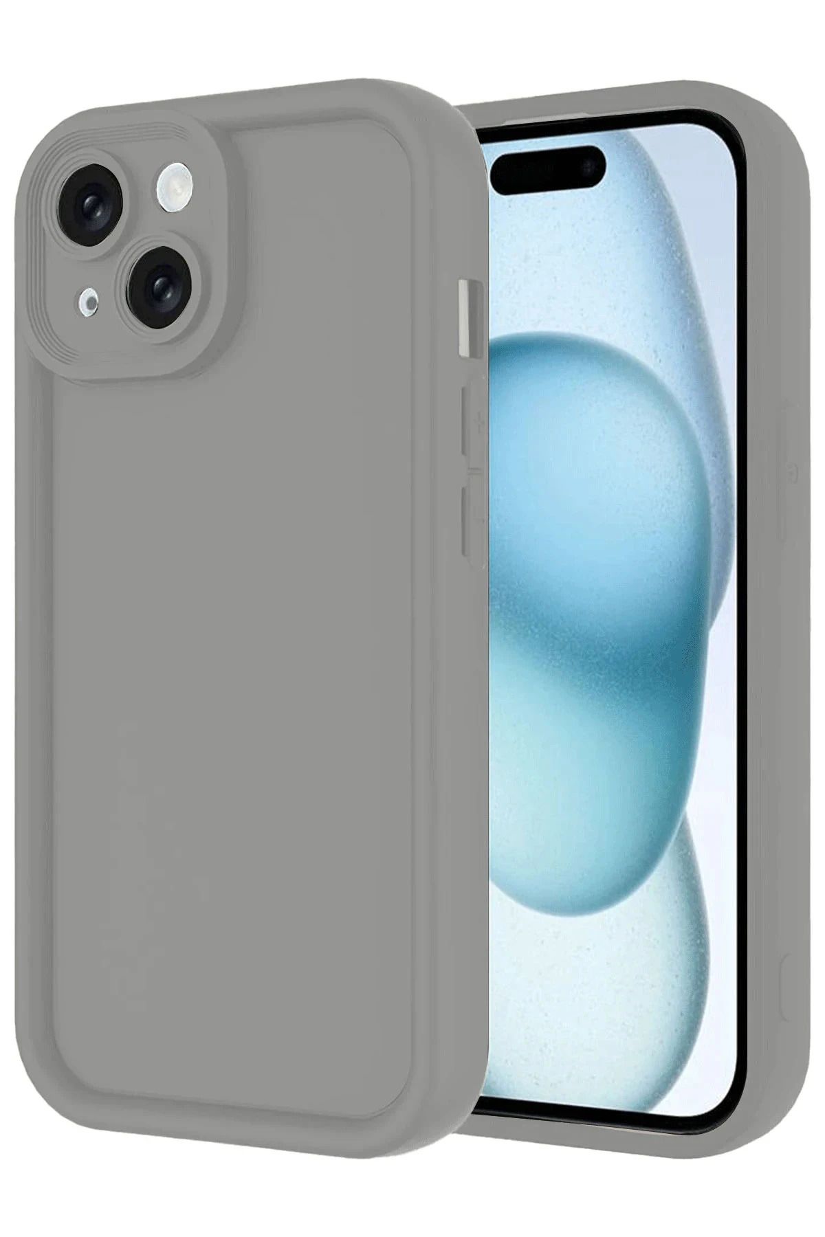 NewFace iPhone 14 Kılıf Viera Silikon - Gri MRAYD