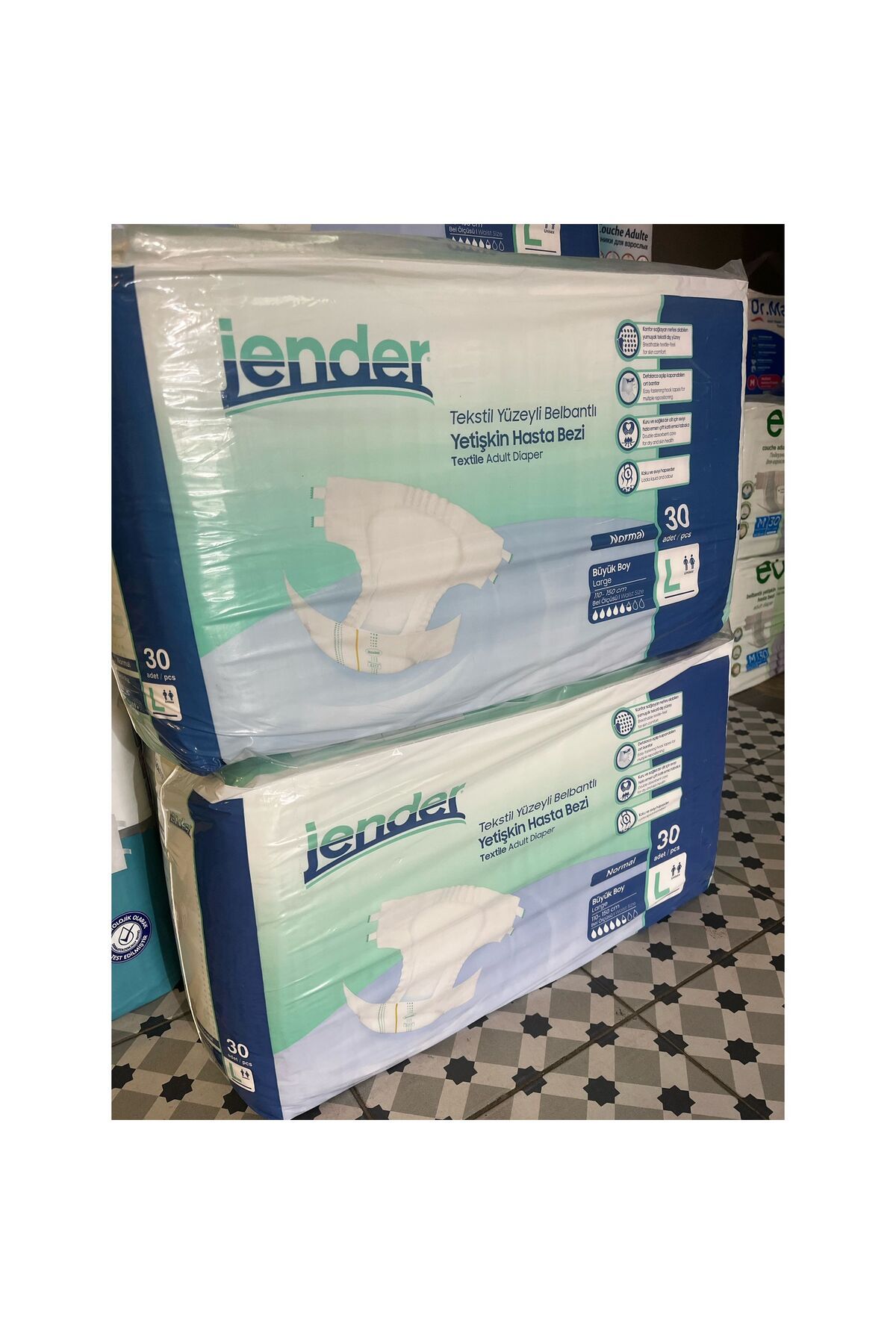 Jenex JENDER L BEDEN BELBANTLI 30 'LU (2'Lİ PAKET)