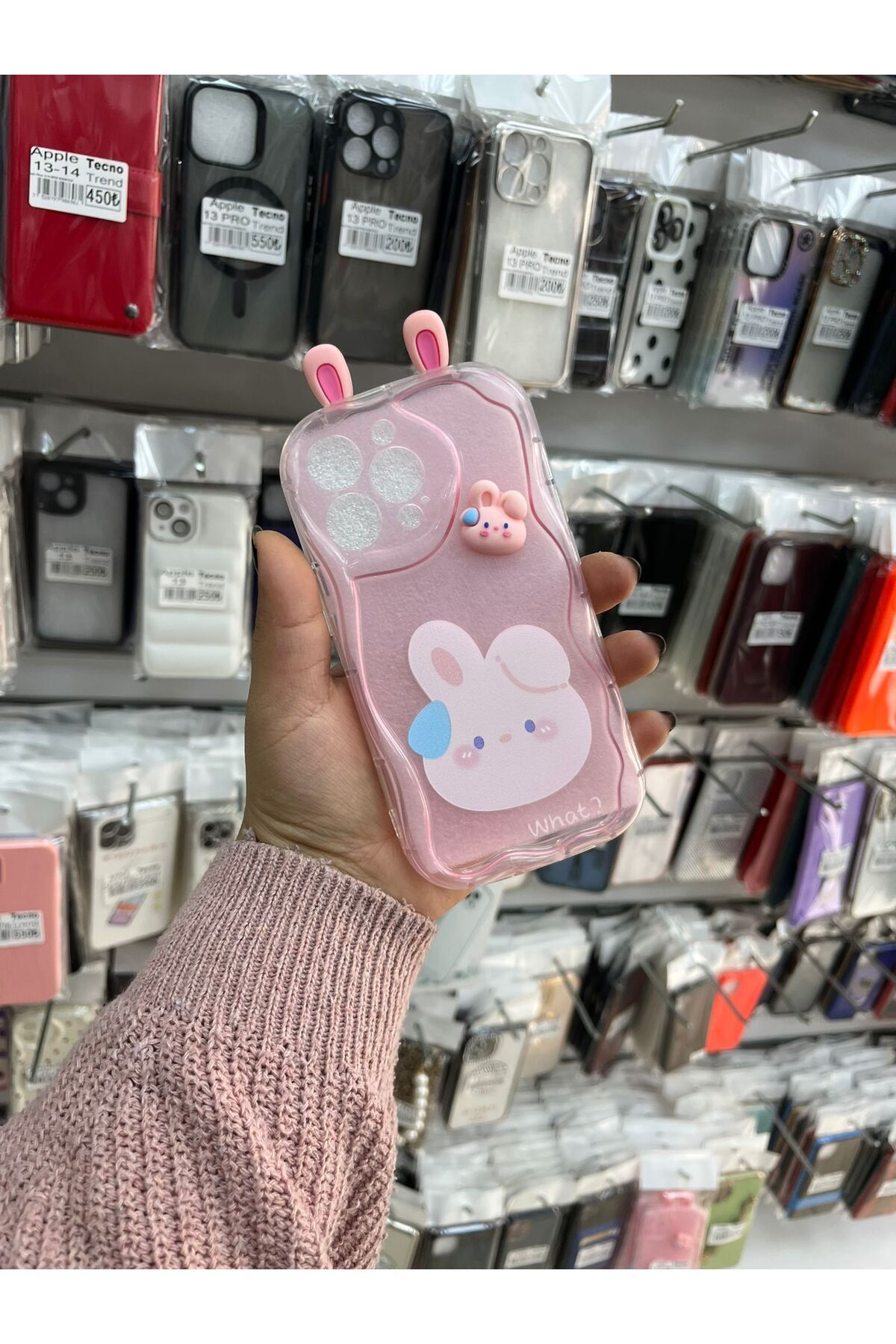 TECNOTREND Apple İphone 13 Pro 3D Desenli Kromi Silikon Kılıf
