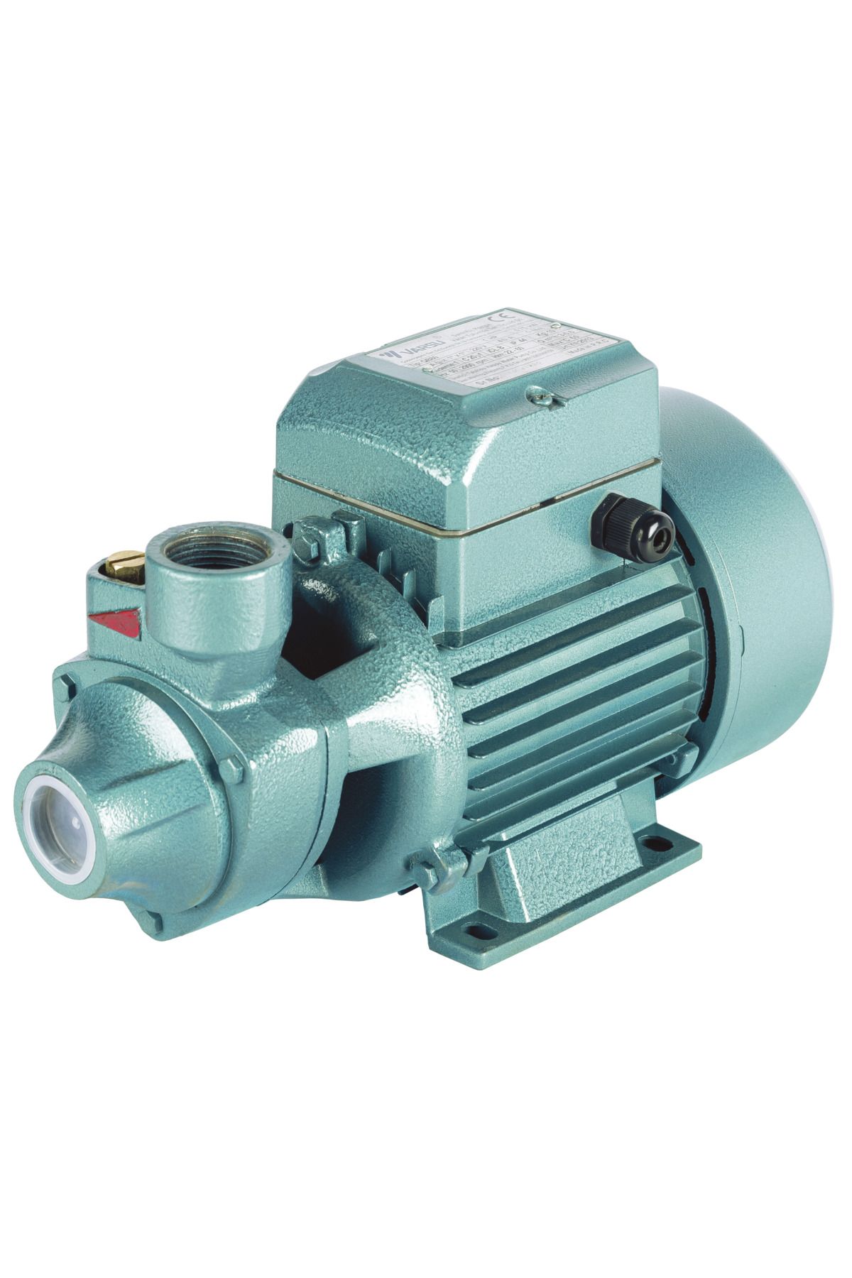 logipump Varan QB 60 Sürtme Fanlı / Preferikal Su Pompası 0.5 HP / 0.37 Kw - Monofaze 220 V | 35 Mss, 2 m3/h