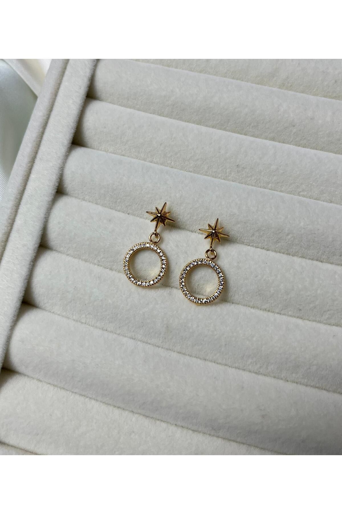 Orvix Accessories GOLD RENK GÜMÜŞ İŞLEMELİ HALKA KÜPE YAZLIK KÜPE ABİYE KÜPE ANNE HEDİYE KÜPE