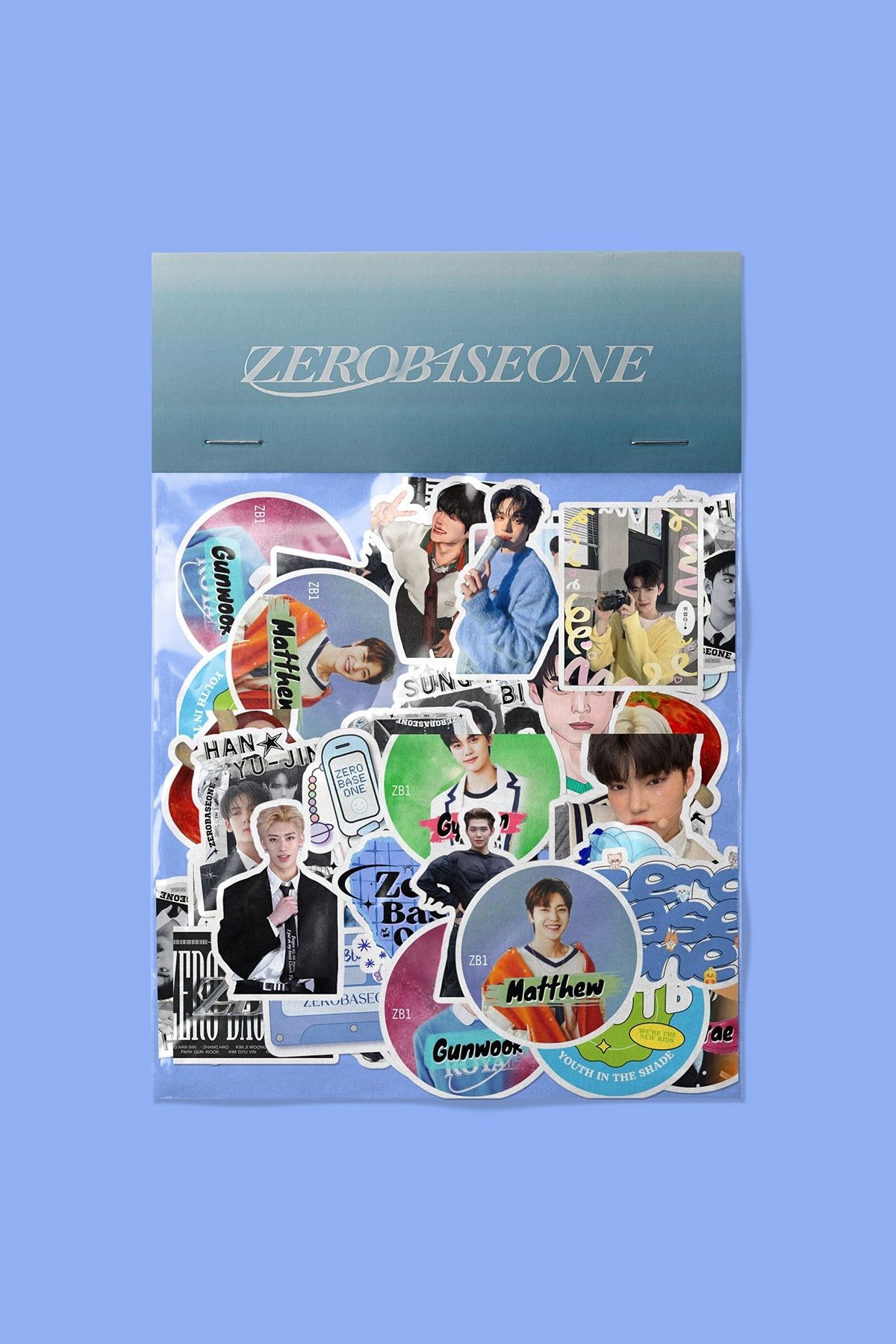 dadi ramba Zerobaseone Sticker paketi -Bullet Journal - Ajanda -Laptop Etiket Çıkartma