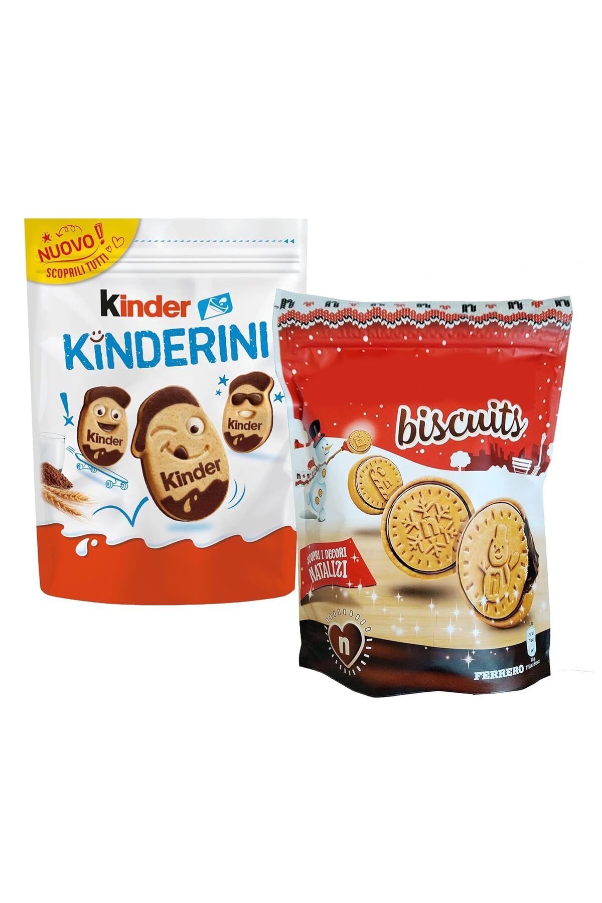 Kinder Ferrero Mix Nutella Biscuits 304GR Ve Kinder Kinderini 250GR
