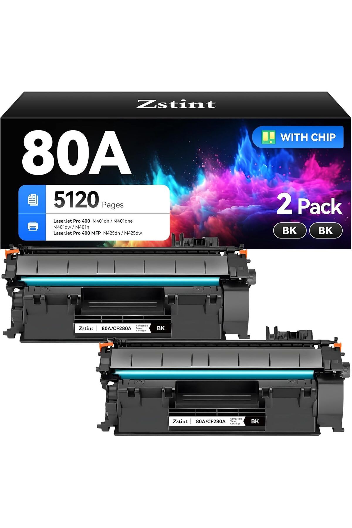 HP 80A Compatible Pro 400 MFP M425dn M425dw M401dn M401dne M401dw M401n 400 M401 M425