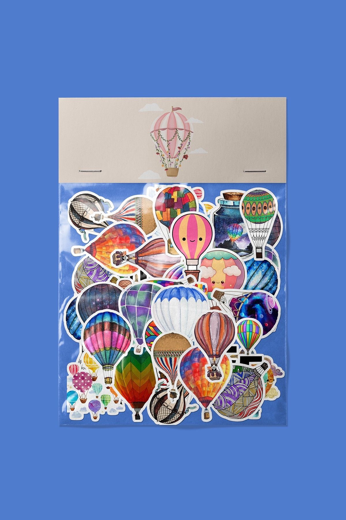 dadi ramba Uçan Balon Sticker paketi -Bullet Journal - Ajanda -Laptop Etiket Çıkartma