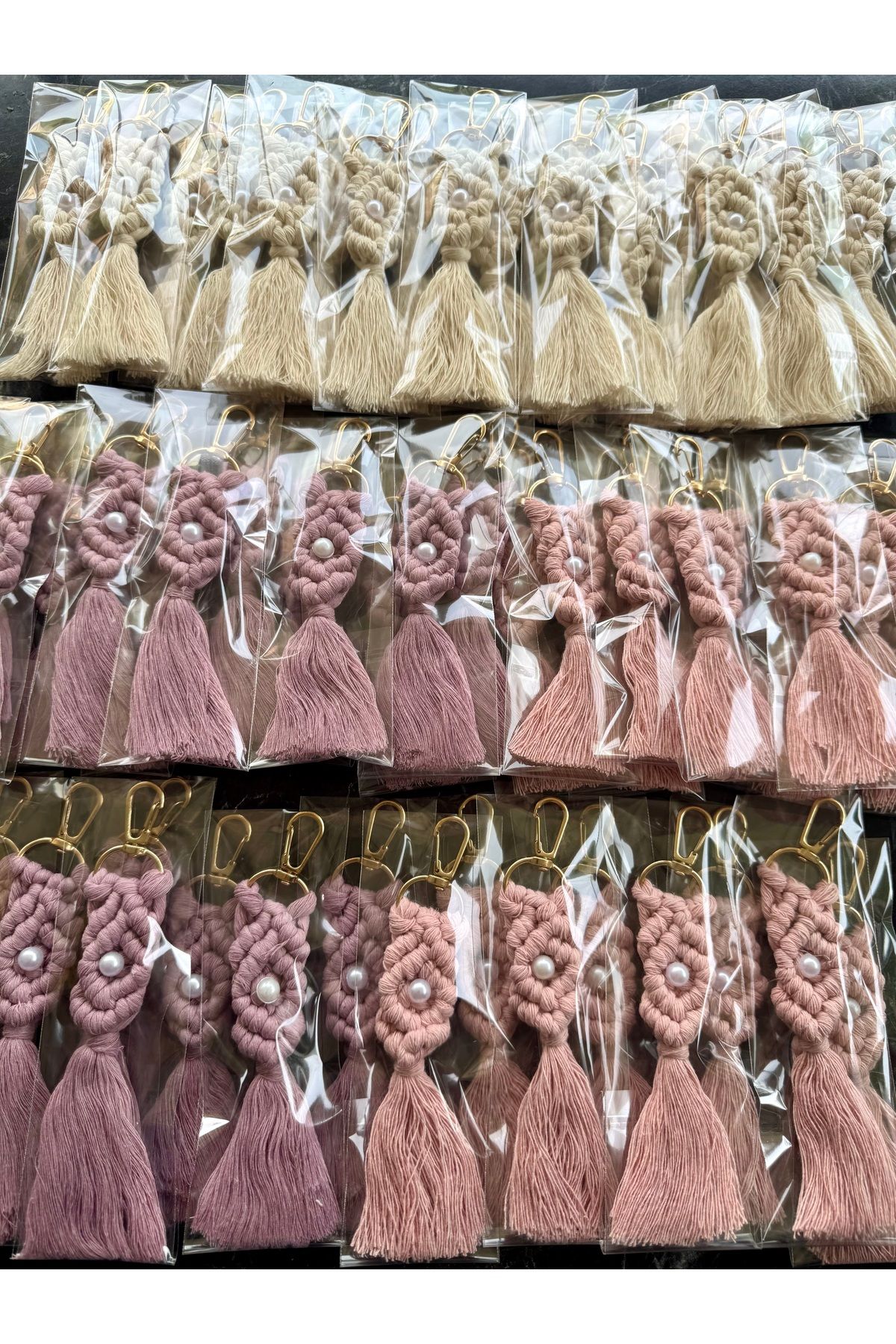 Larmina Decoration Makrome Anahtarlık 30 Adet