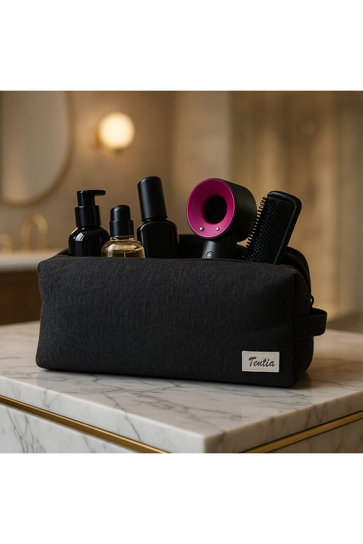Textia Home 40 cm Çok Amaçlı Taşıma & Düzenleme Çantası – Su Geçirmez, Şık, Seyahat Dostu