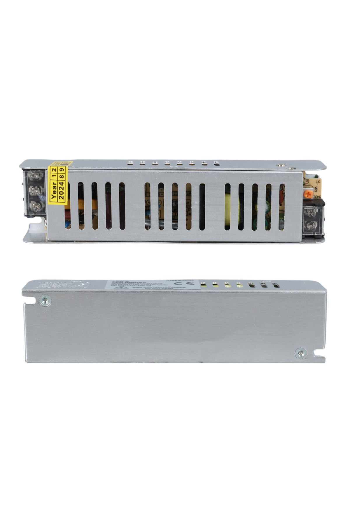 LEDX ALN-M1205S 12 VOLT 5 AMPER SLIM METAL KASA ADAPTÖR 160X40X35MM