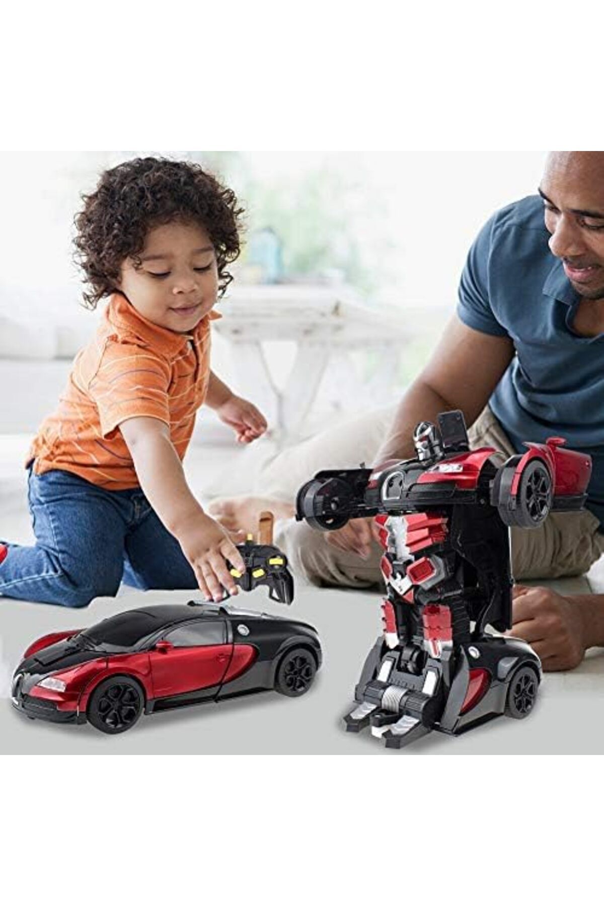 Samate-Transform RC Car Robot for Kids Toy, Remote Control Robot Toys for Children, Gesture Sensing 7