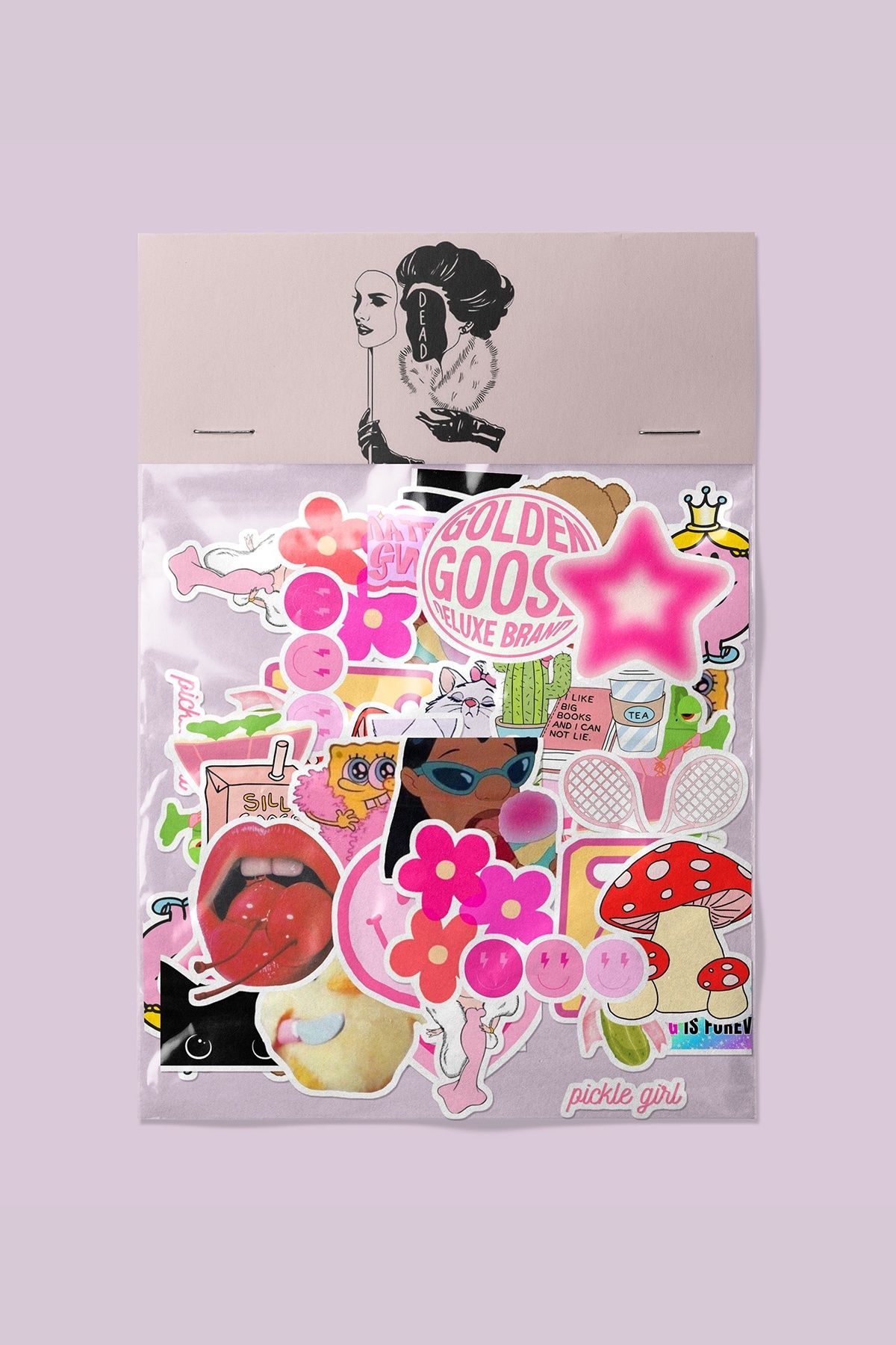 dadi ramba Vrgo Girl Sticker paketi -Bullet Journal - Ajanda -Laptop Etiket Çıkartma