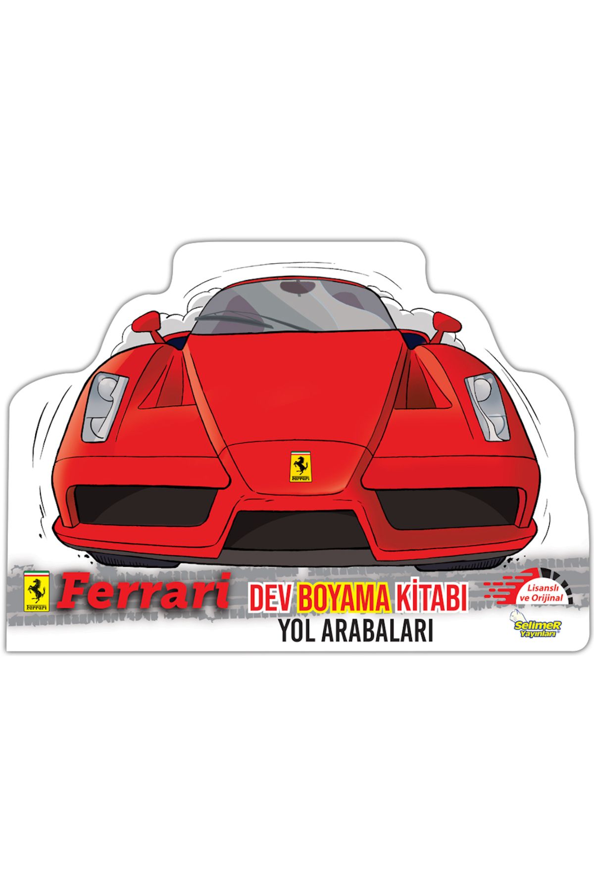 Selimer Yayınları Ferrari Dev Boyama Yol Arabaları