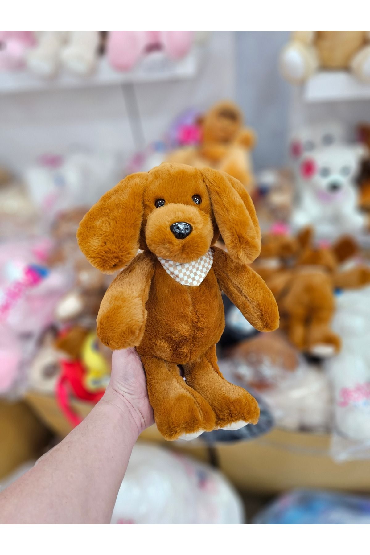 YıldızDükkan Peluş 35 cm Salaş Köpek Oyuncak Hediyelik