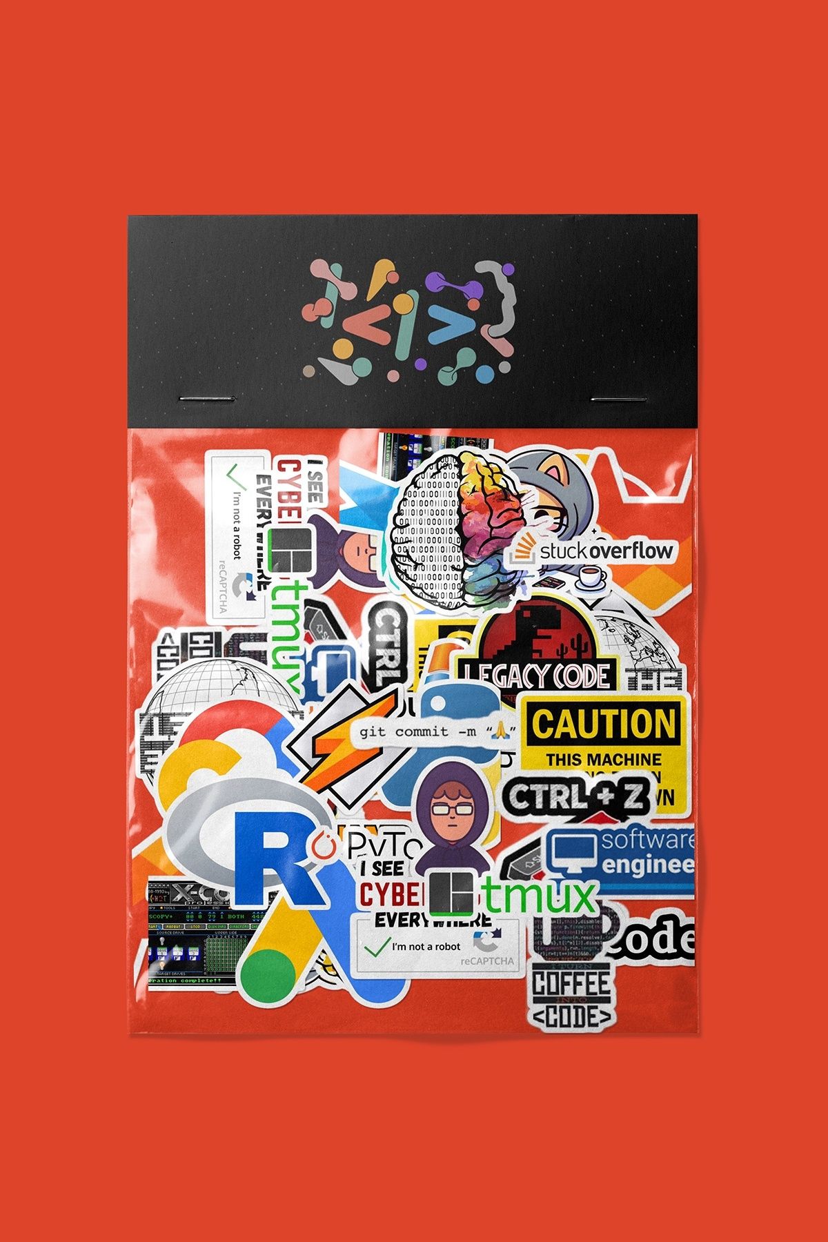 dadi ramba Yazılım Sticker paketi -Bullet Journal - Ajanda -Laptop Etiket Çıkartma