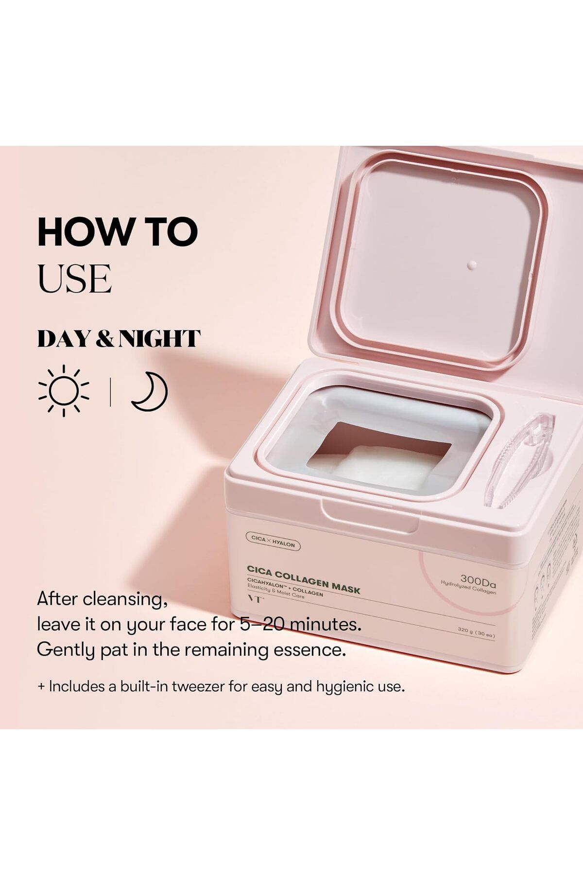 ماسک صورت کلاژن VT CICA کاغذ 30 قطعه VT COSMETICS