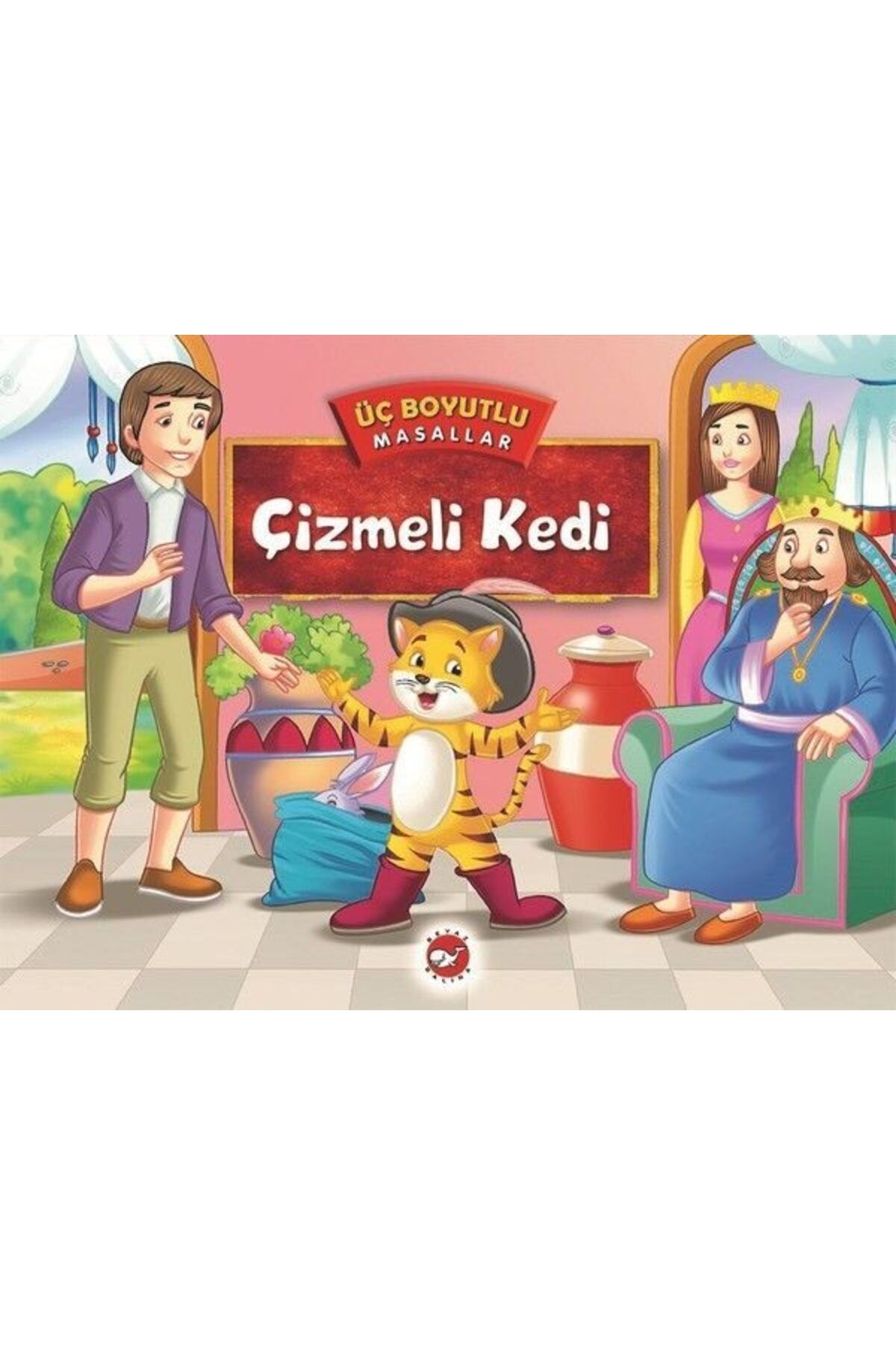 Karatay Yayınları Üç Boyutlu Masallar Çizmeli Kedi Ciltli