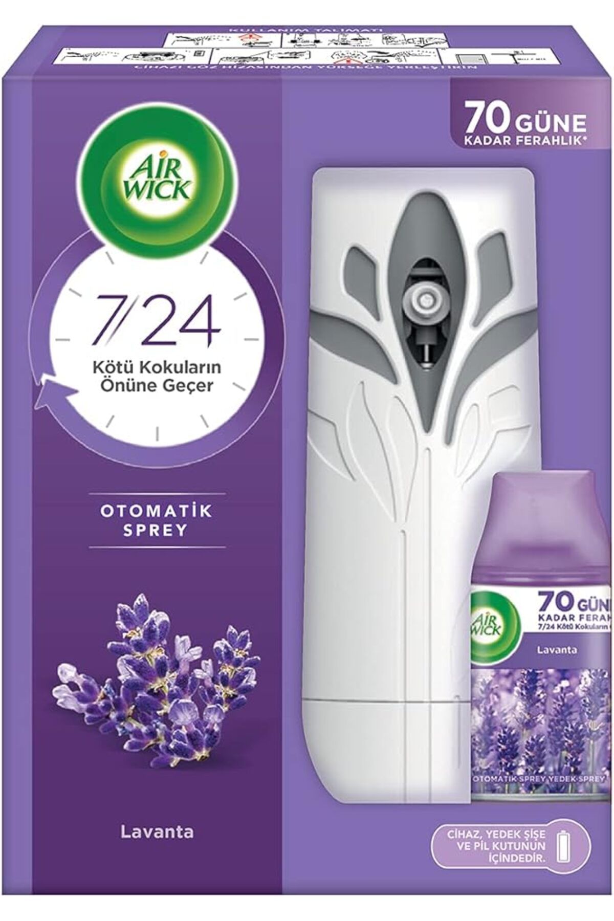 Air Wick Freshmatic Otomatik Sprey & Lavanta Yedek Sprey Oda Kokusu