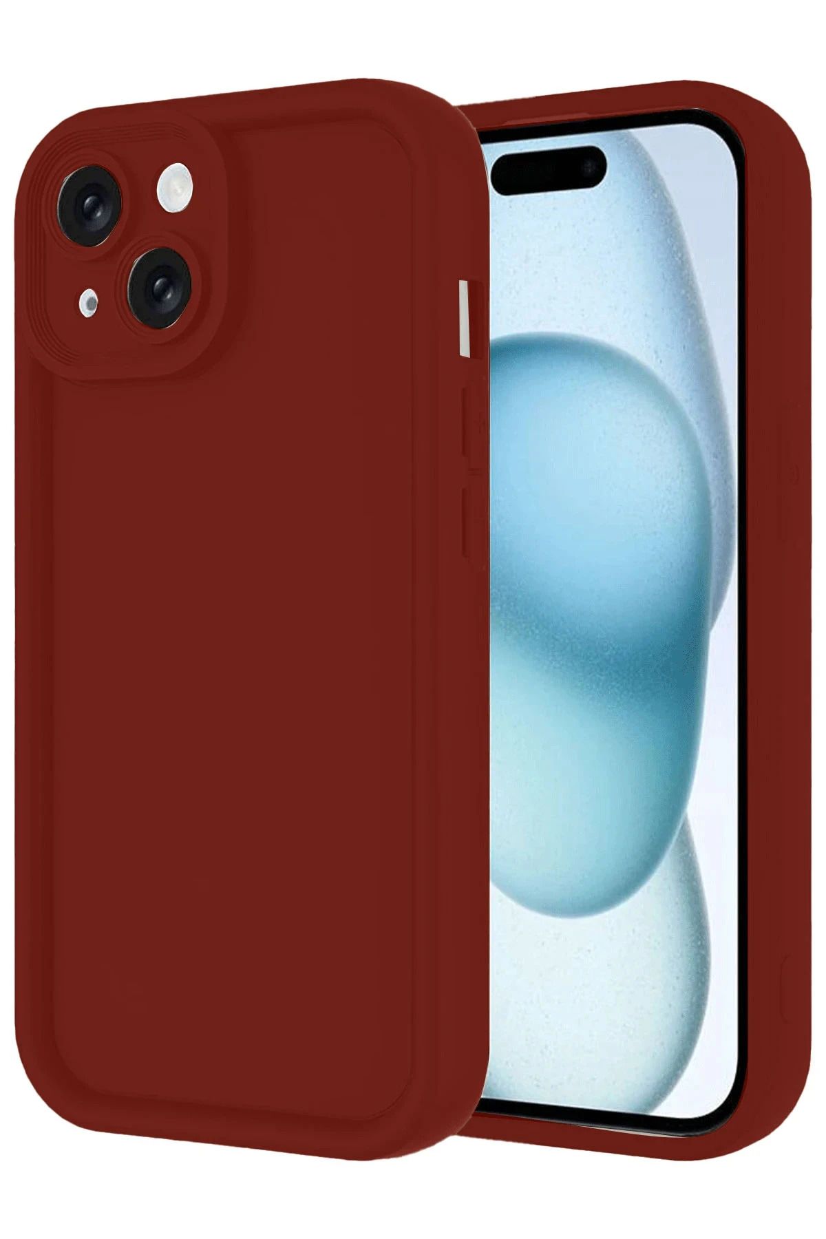 NewFace iPhone 14 Kılıf Viera Silikon - Bordo MRAYD