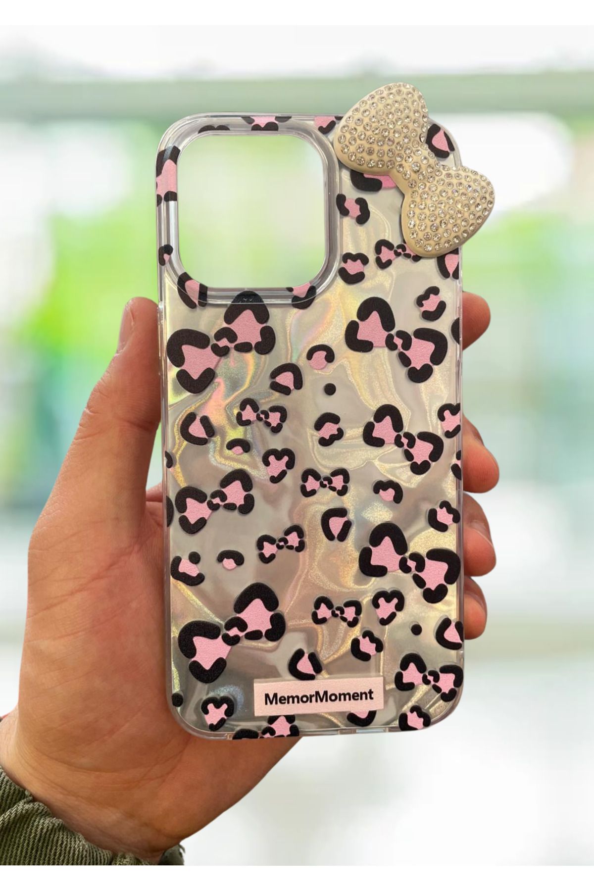 NEXE İPHONE 15 PRO MAX KILIF FİYONK DESEN TASARIM KAPAK