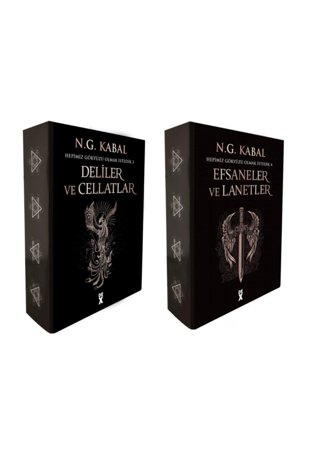 Dex Deliler ve Cellatlar Efsaneler ve Lanetler 2li Kutulu Set(Kitap Ciltli)