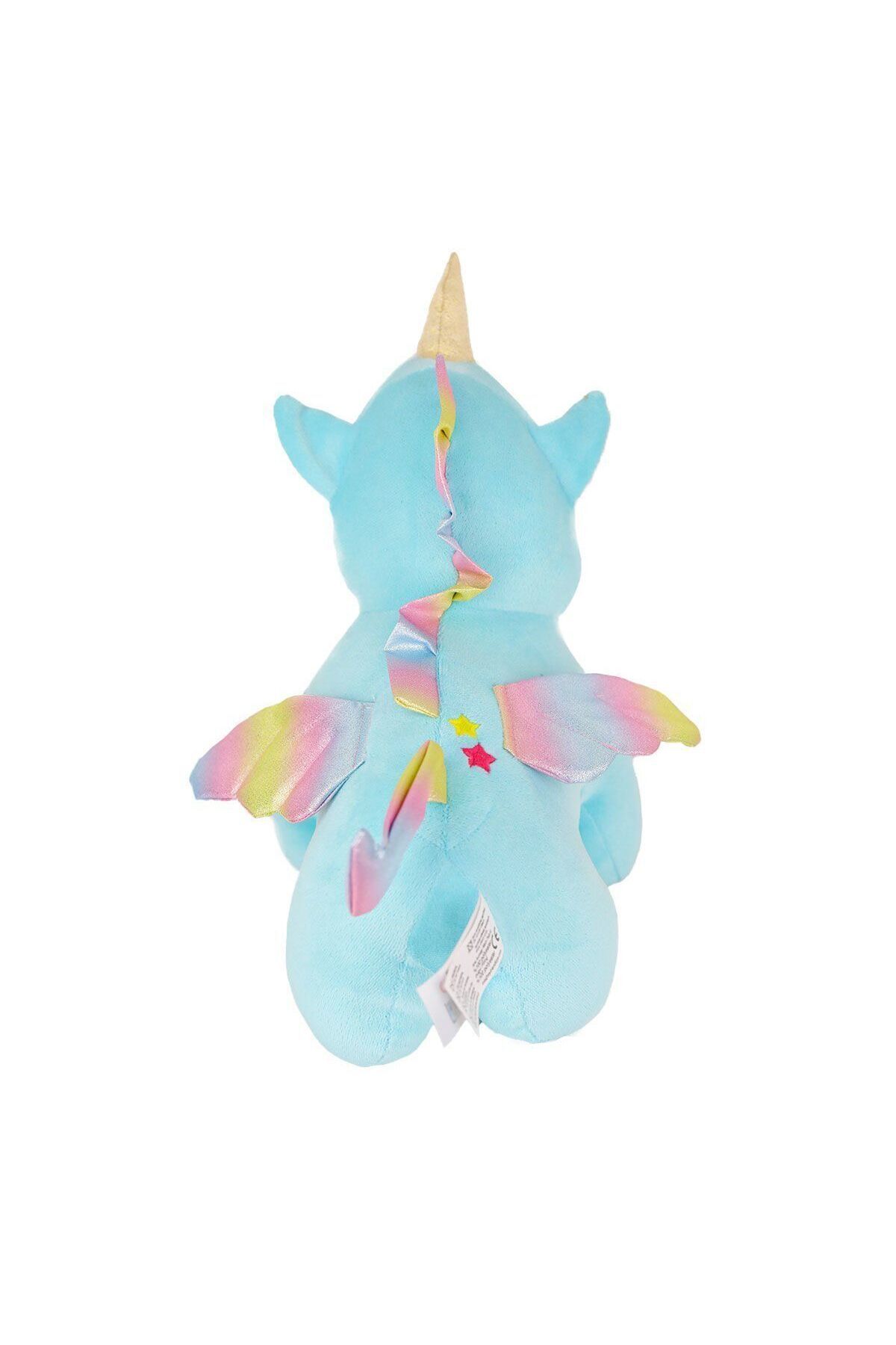 melfxxl eticaret 5018 Kadife Mavi Unicorn -My Friend Toys