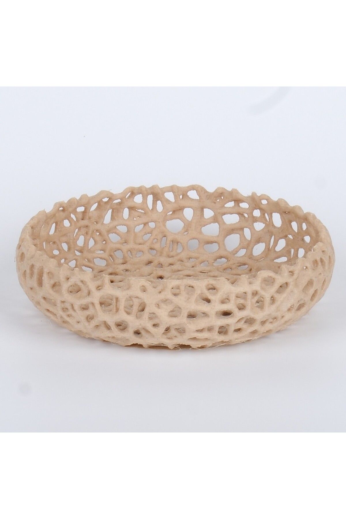 NATIVU Doğal Görünümlü 3D Baskı Sabunluk – Ahşap Katkılı Filament, Organik Doku Tasarımı