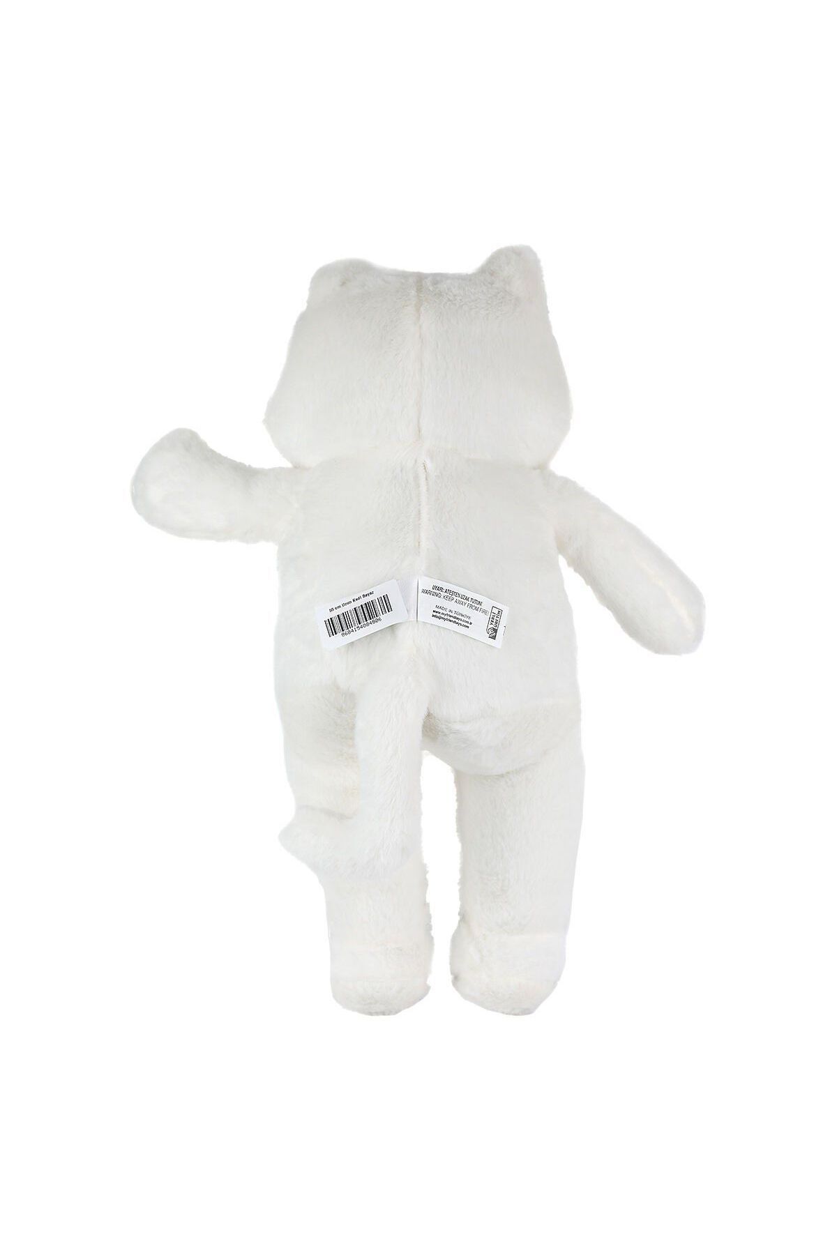 melfxxl eticaret 4806 Peluş Uzun Kedi 55 cm Beyaz -My Friend Toys