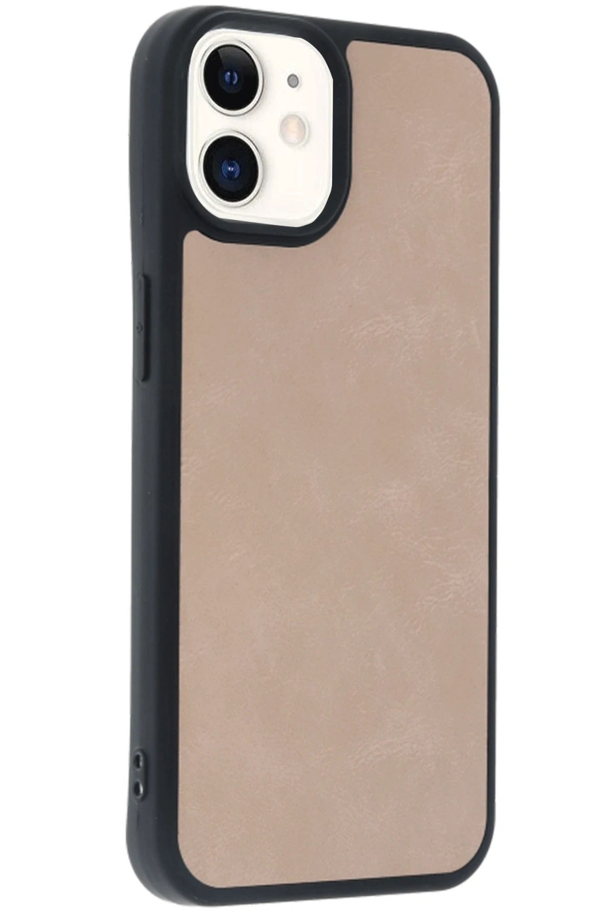 NewFace iPhone 11 Kılıf Aras Deri Kapak - Pudra MRAYD