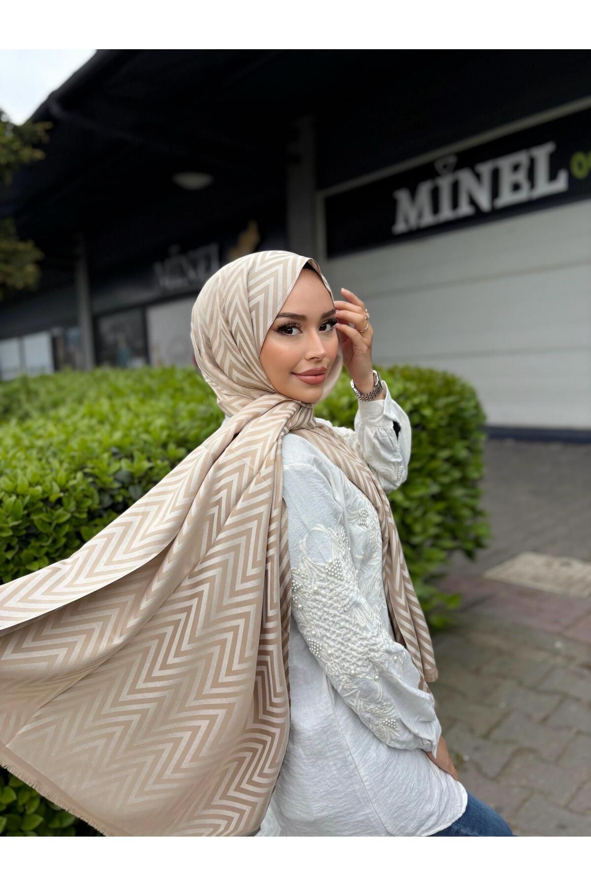 Minel MİNEL ÇİZGİLİ ŞAL 007