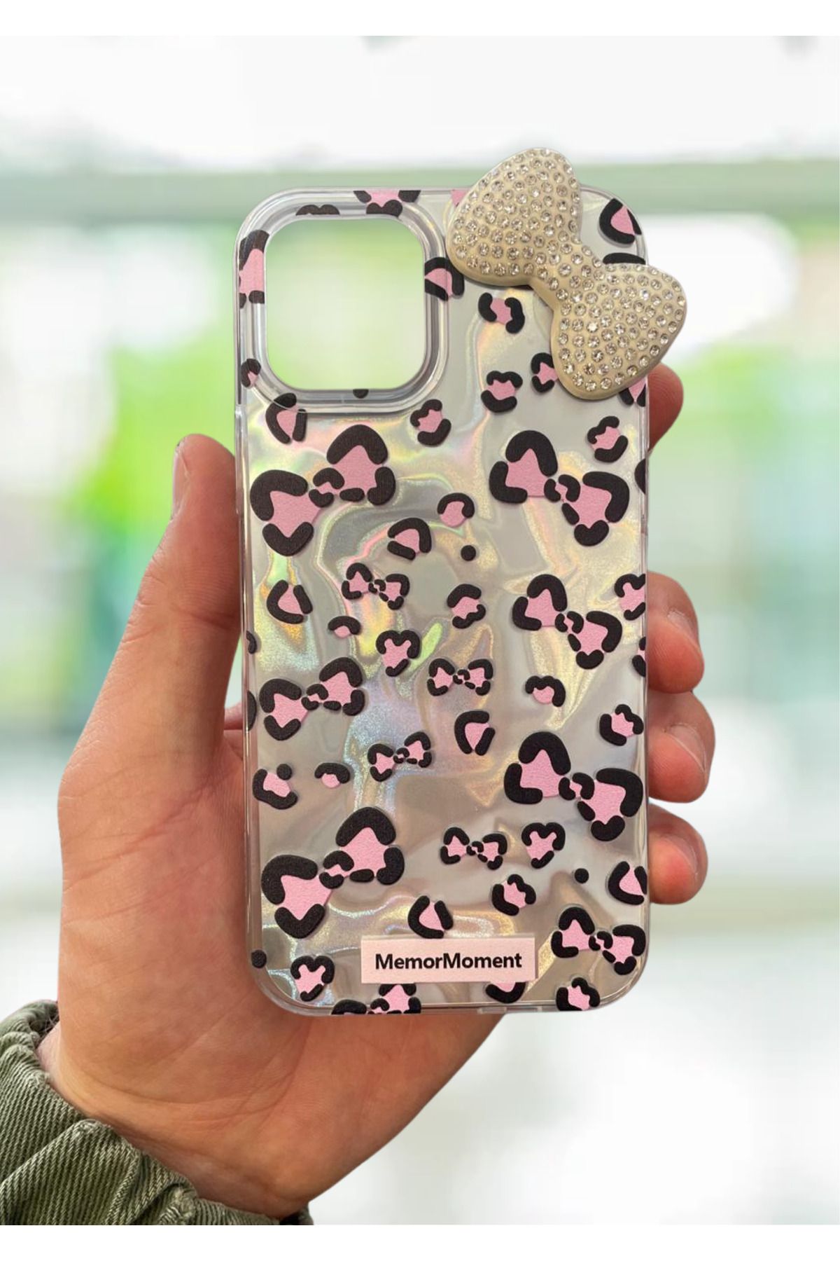NEXE İPHONE 12 KILIF FİYONK DESEN TASARIM KAPAK