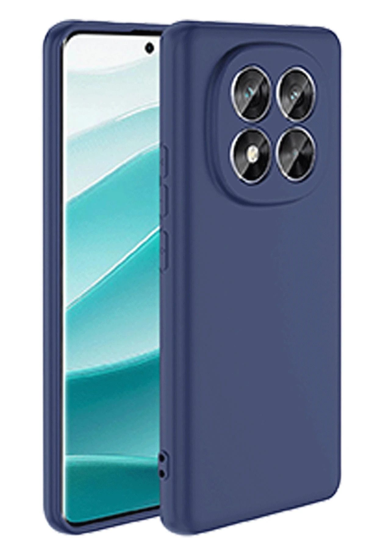 darinza Xiaomi Redmi Note 14 Pro 5G Kılıf First Silikon - Lacivert