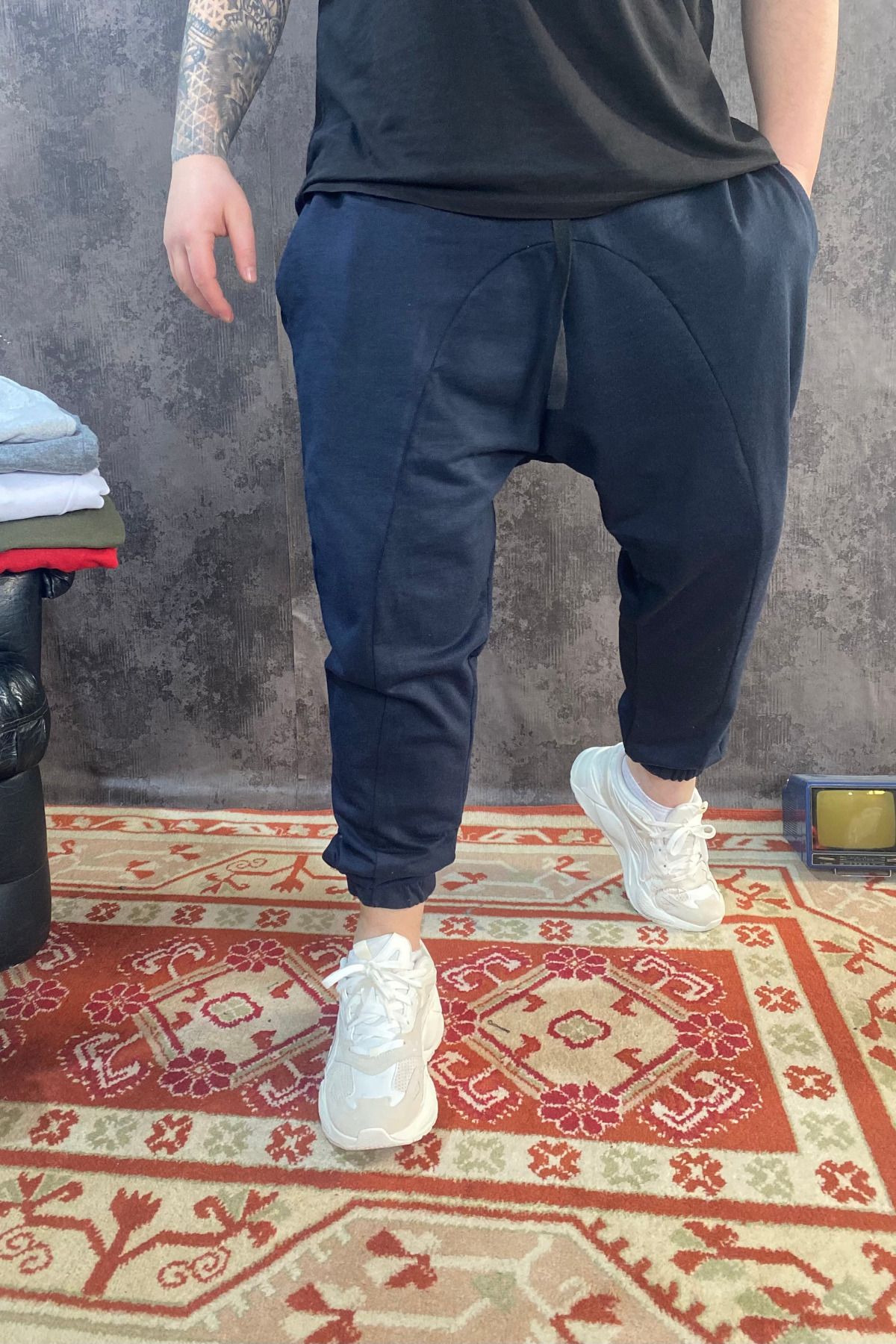AUST JEANS SPOR YARIM ŞALVAR EŞOFMAN MODEL