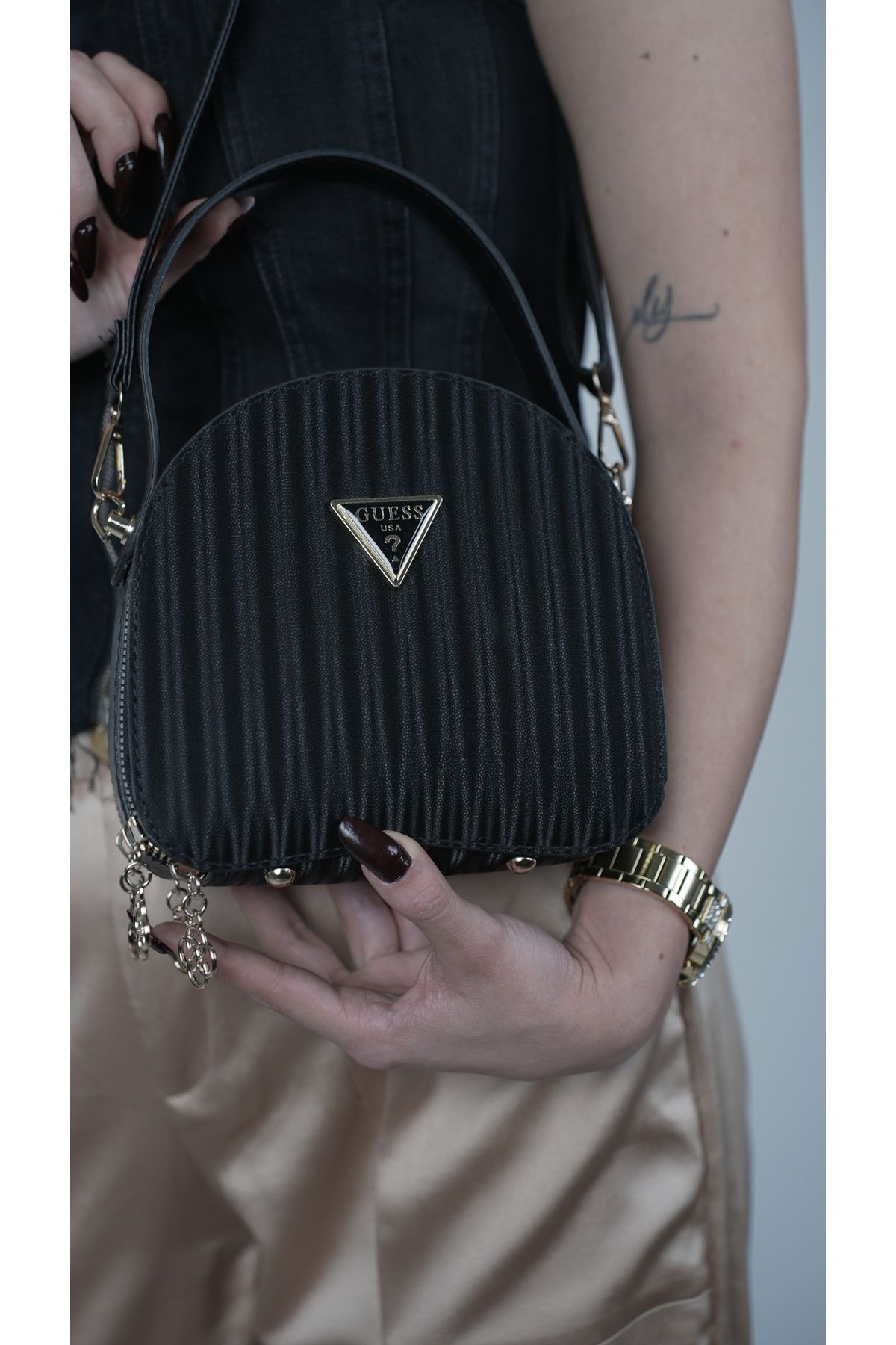 MODA FB FLORIA BAG ÇİFT FERMUARLI MİNİ ÇANTA