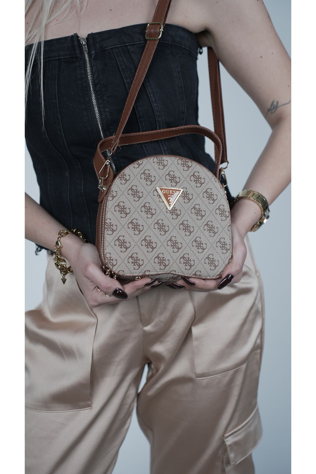 MODA FB FLORIA BAG ÇİFT FERMUARLI MİNİ ÇANTA