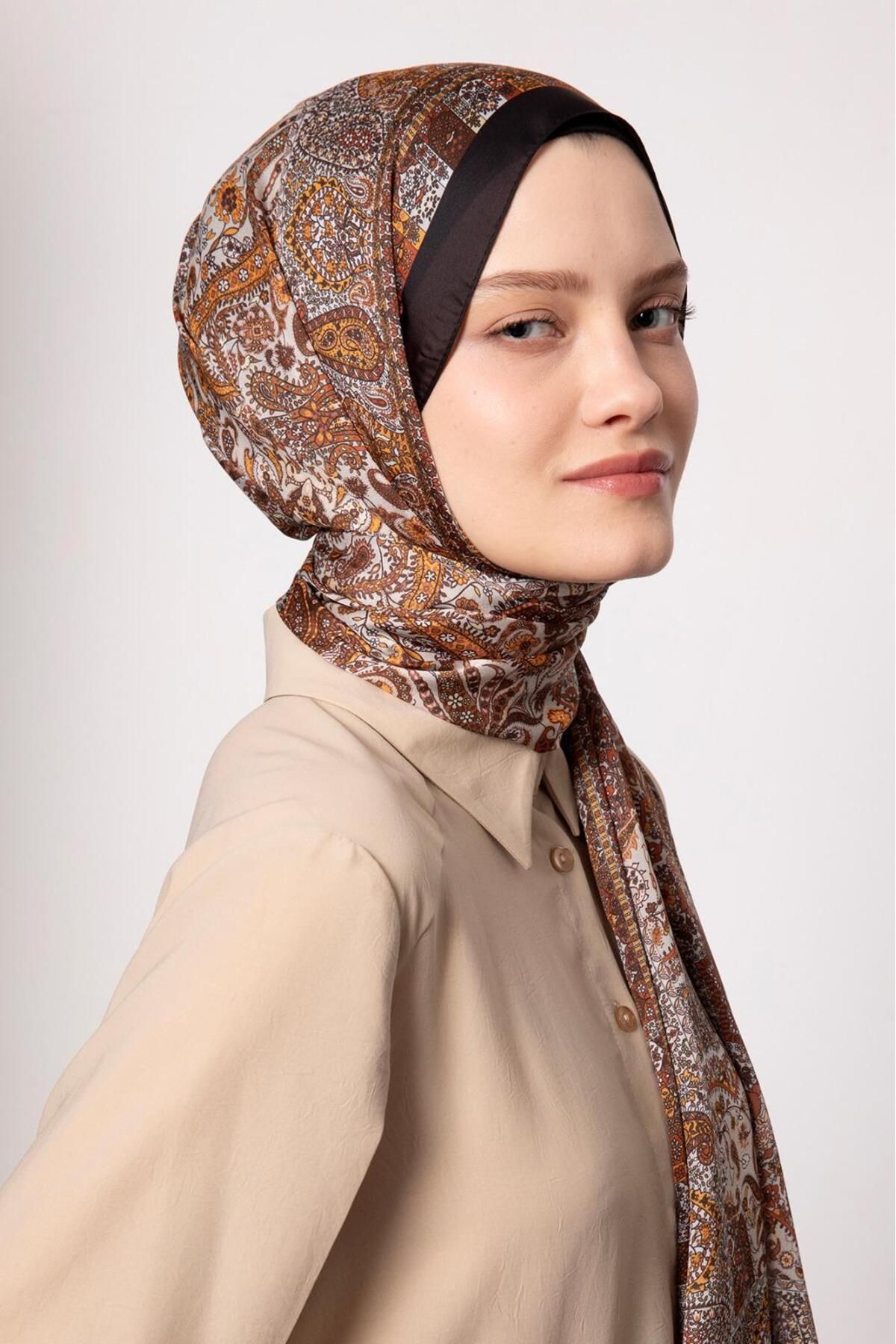 Elit Scarf Hint İpeği Kadın Şal