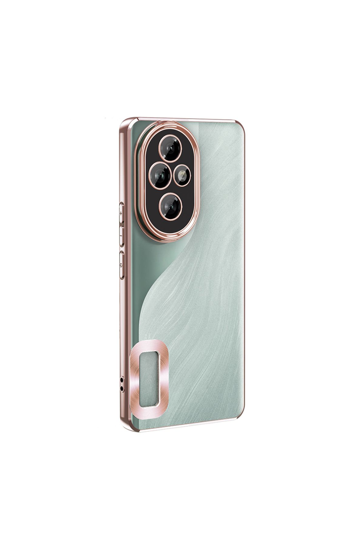 Ceponya Honor 200 Pro Kılıf Köşeleri Renkli Şeffaf Kamera Korumalı Silikon Luxury Kapak
