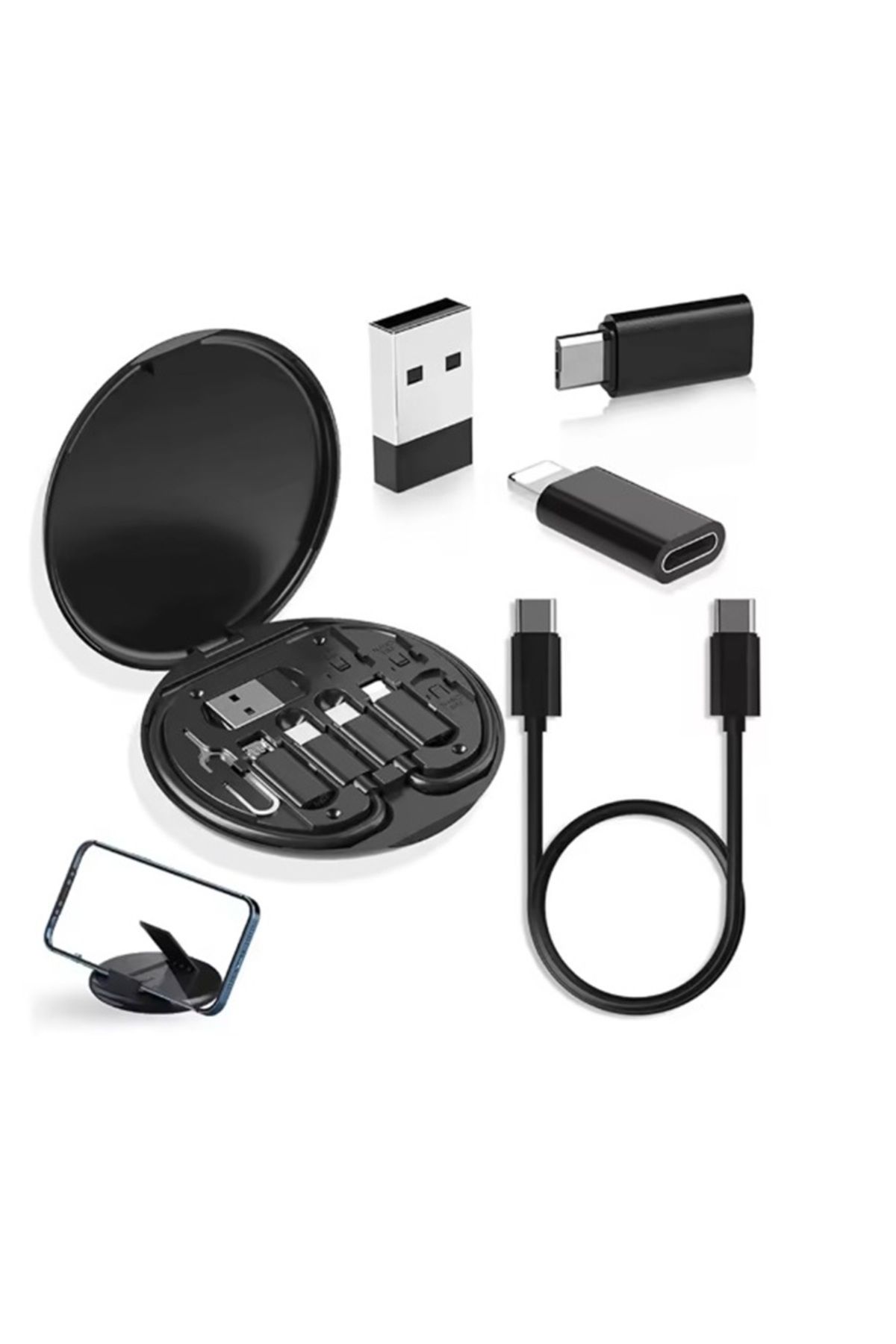 Eşya Dünyası Hızlı Şarj İçin Tasarlanmış 60W USB C ile USB C Kablosu / Tüm GSM'ler Iphone, Type-C ve Micro USB.
