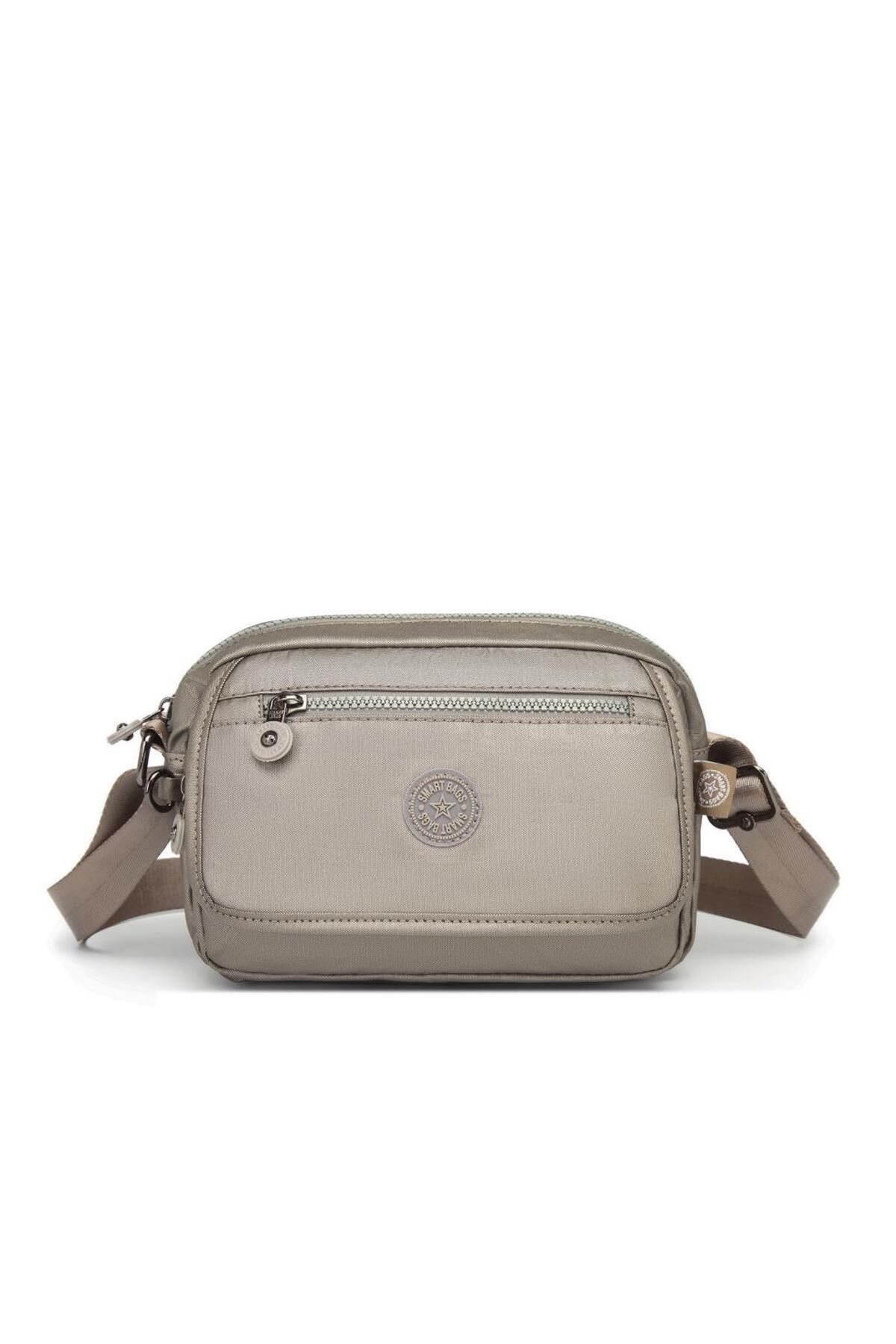 SMART BAGS Metalik Kumaş Kadın Postacı Çantası Smart Bags 3166