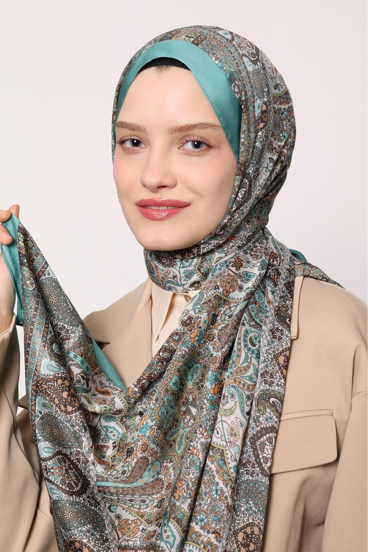 Elit Scarf Hint İpeği Kadın Şal