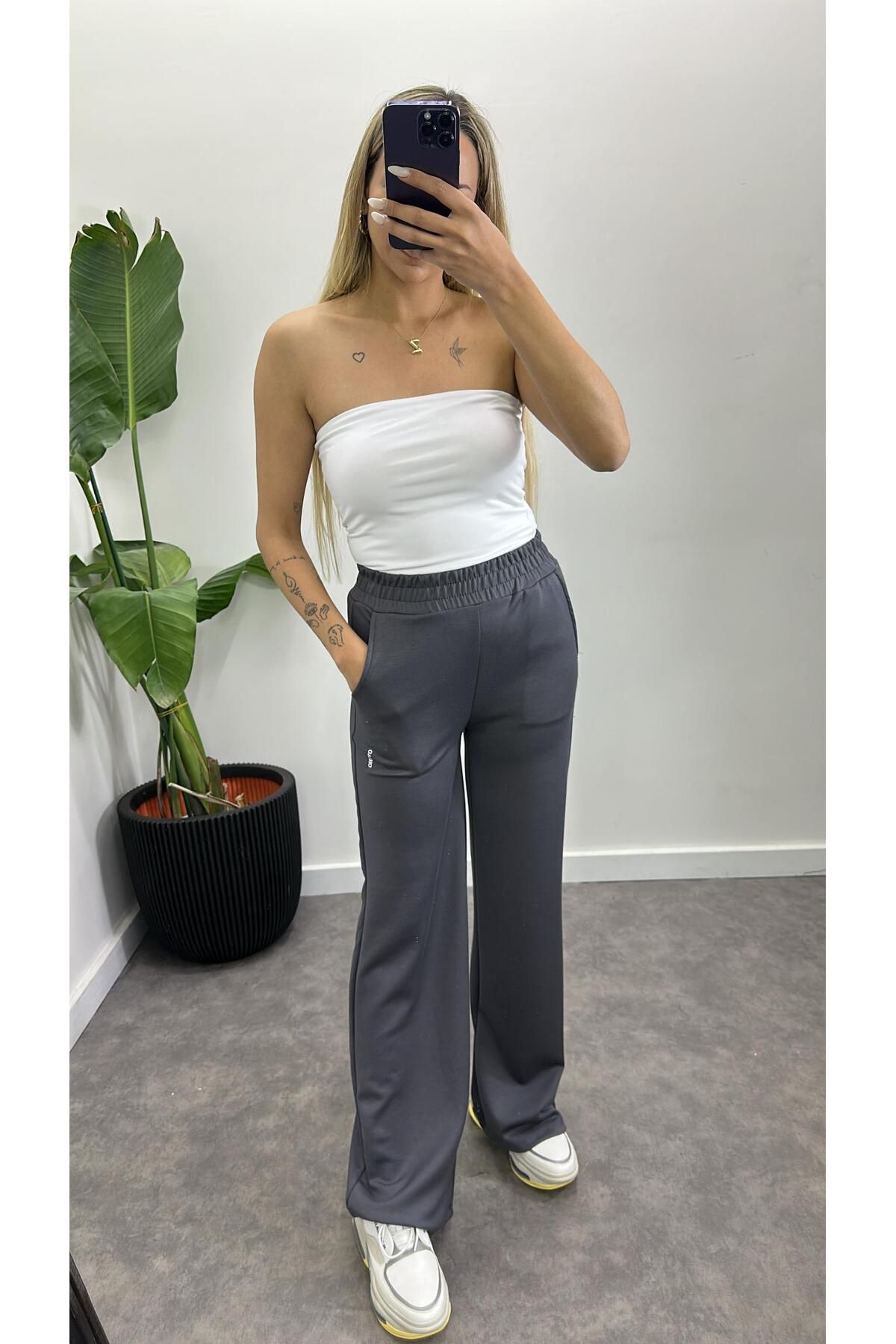 Acar Boutique Orijinal Marka Model Bol Paça Eşofman Altı