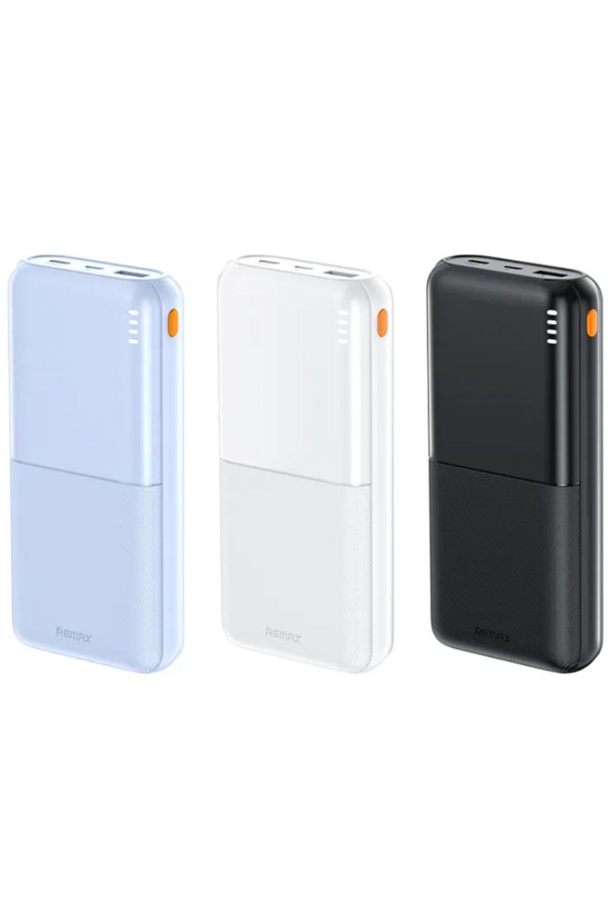 REDz Accessories-Baterie externă 20.000 mAh, Remax Rpp-26, USB tip C MicroUSB, indicator LED, negru 5