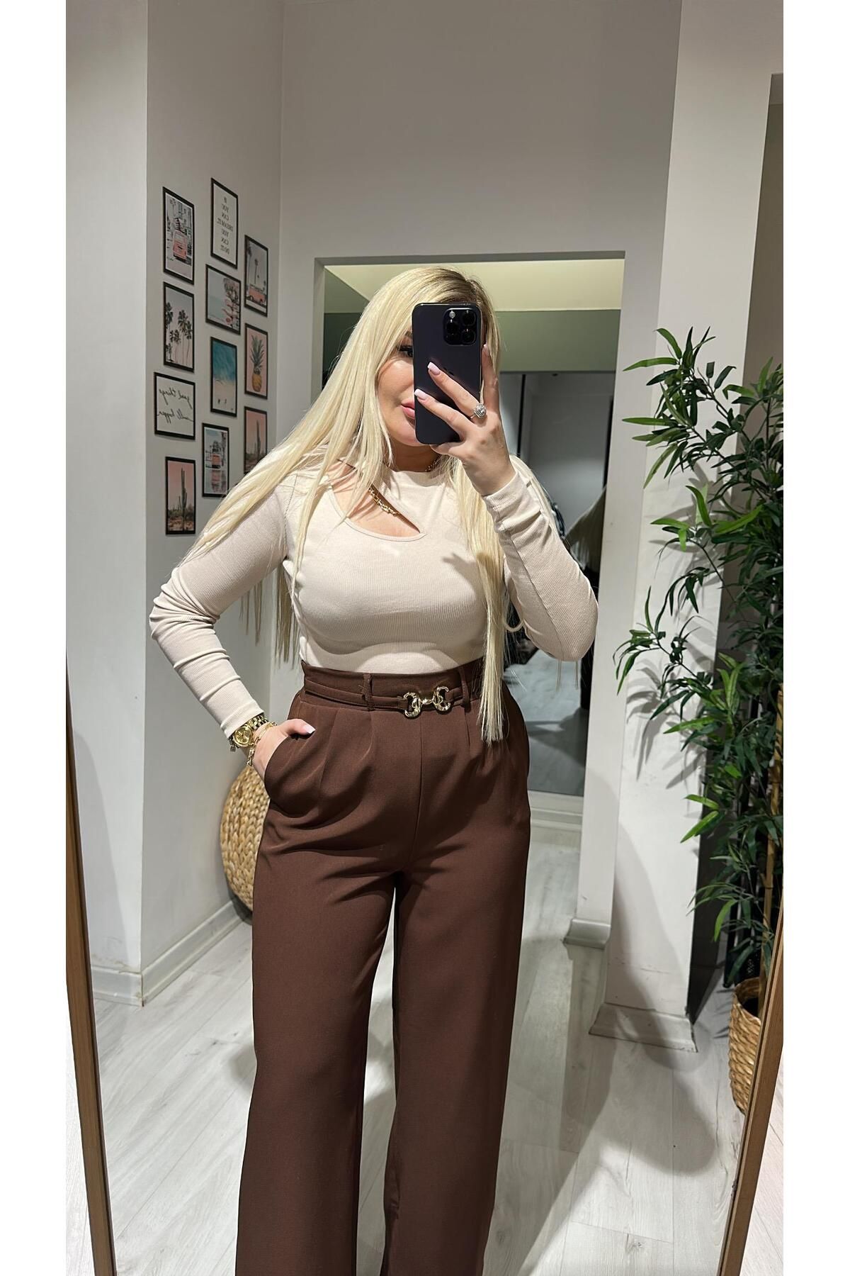 Acar Boutique Önü Açık Ribana Bluz