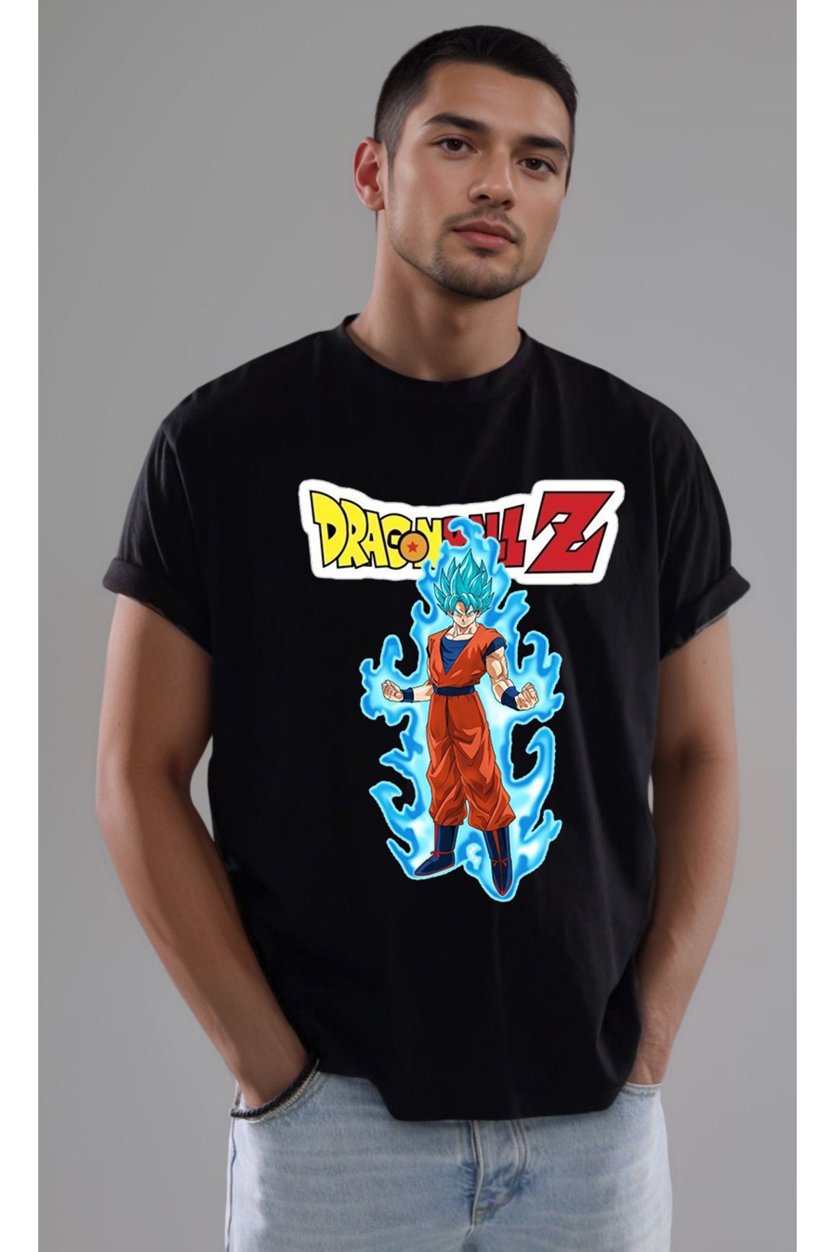 petite pati Dragon Ball Goku Baskılı Unisex Tshirt